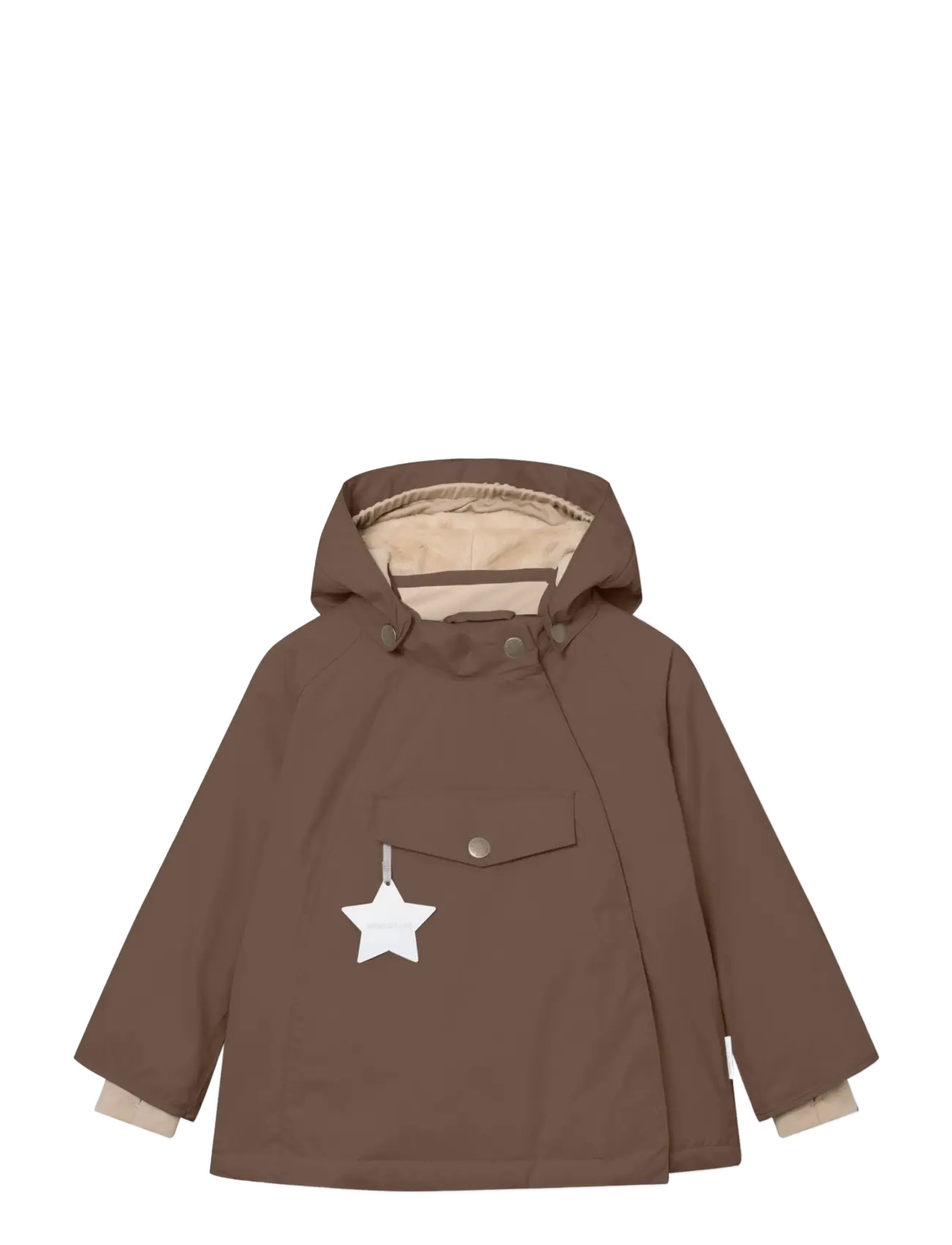 MINI A TURE MATWANG fleece lined winter jacket. GRS - Vinterkläder - CHESTNUT BROWN / brown