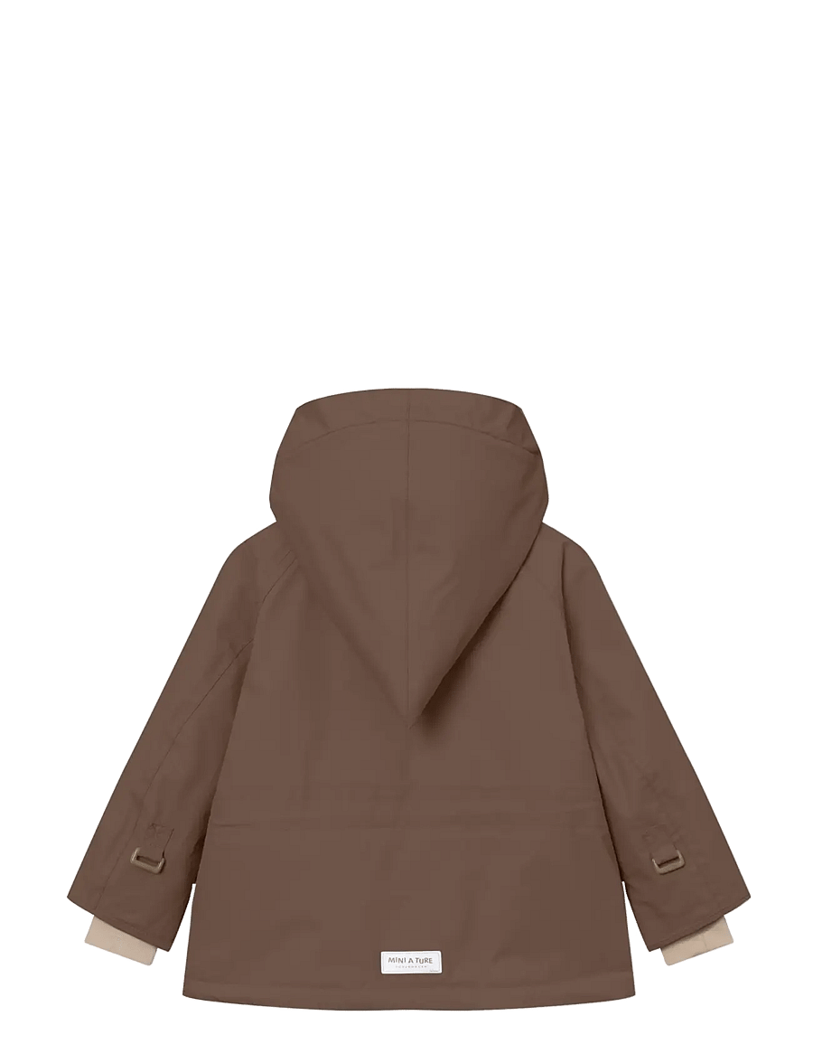 MINI A TURE - MATWANG fleece lined winter jacket. GRS - dunjackor & fodrade jackor - chestnut brown - 1