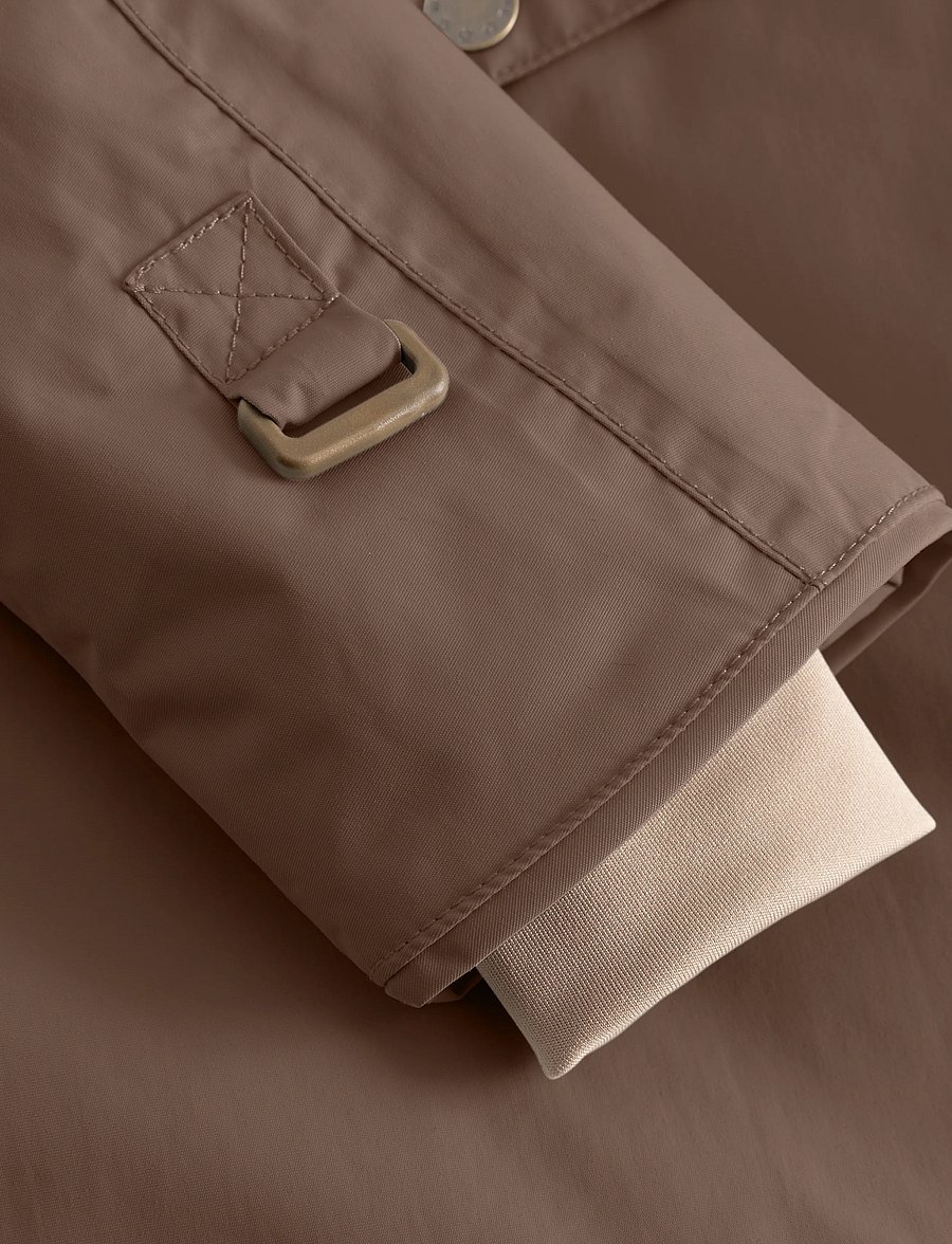 MINI A TURE - MATWANG fleece lined winter jacket. GRS - dunjackor & fodrade jackor - chestnut brown - 4