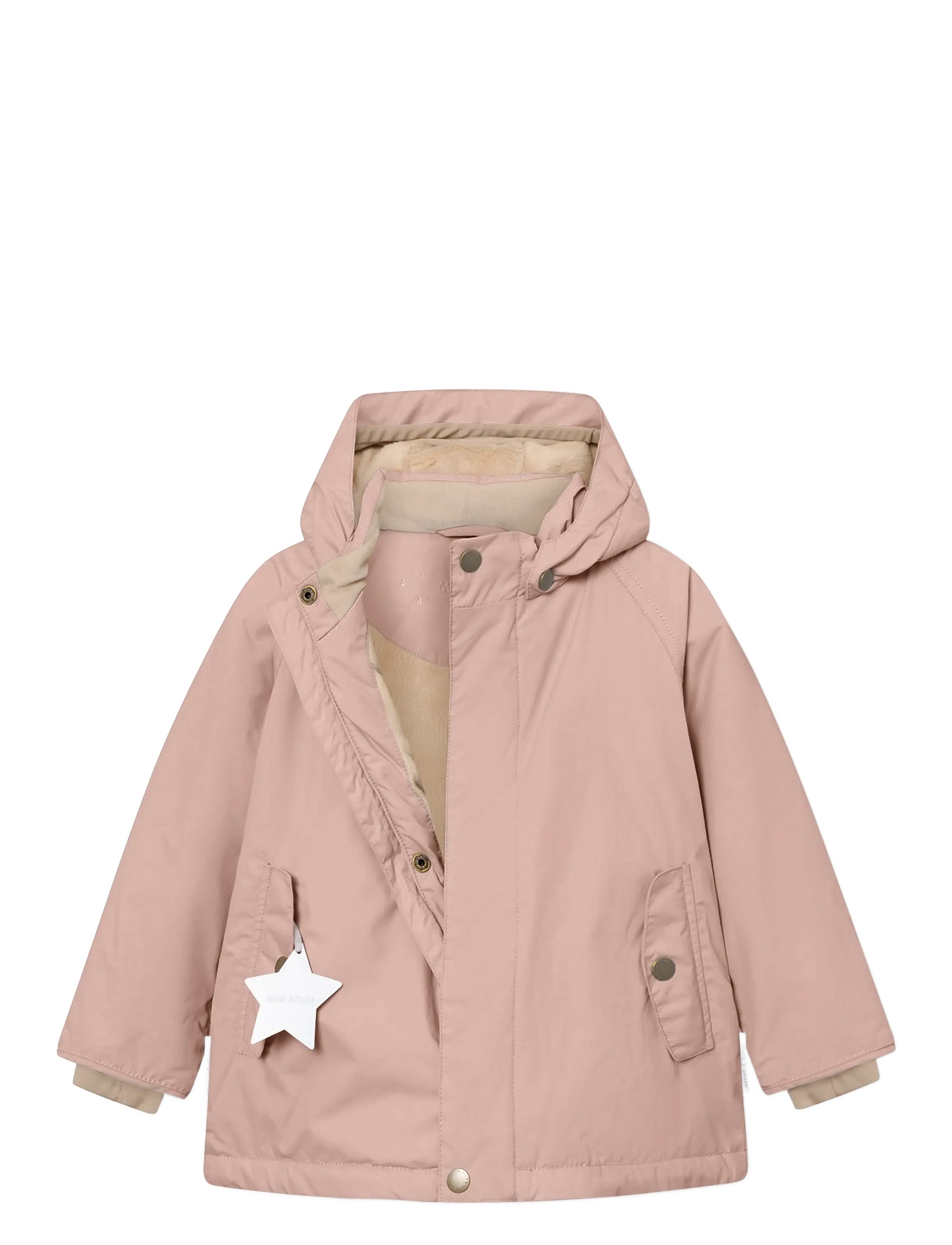 MINI A TURE - MATWALLY fleece lined winter jacket. GRS - dunjackor & fodrade jackor - adobe rose - 2