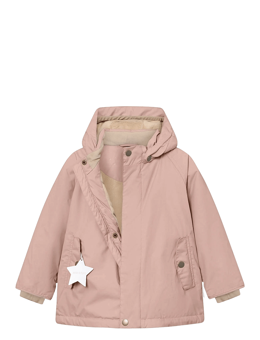 MINI A TURE - MATWALLY fleece lined winter jacket. GRS - dunjackor & fodrade jackor - adobe rose - 2