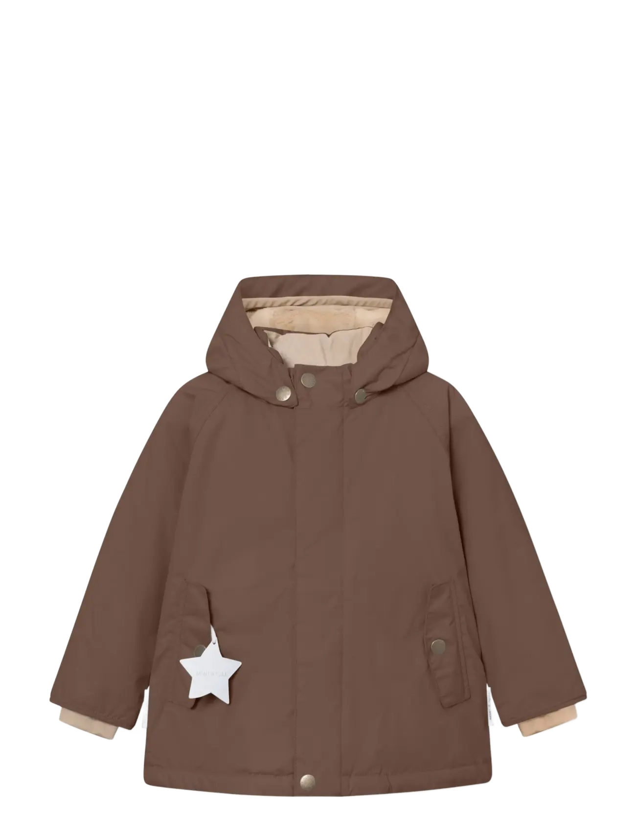 MINI A TURE MATWALLY fleece lined winter jacket. GRS - Vinterkläder - CHESTNUT BROWN / brown