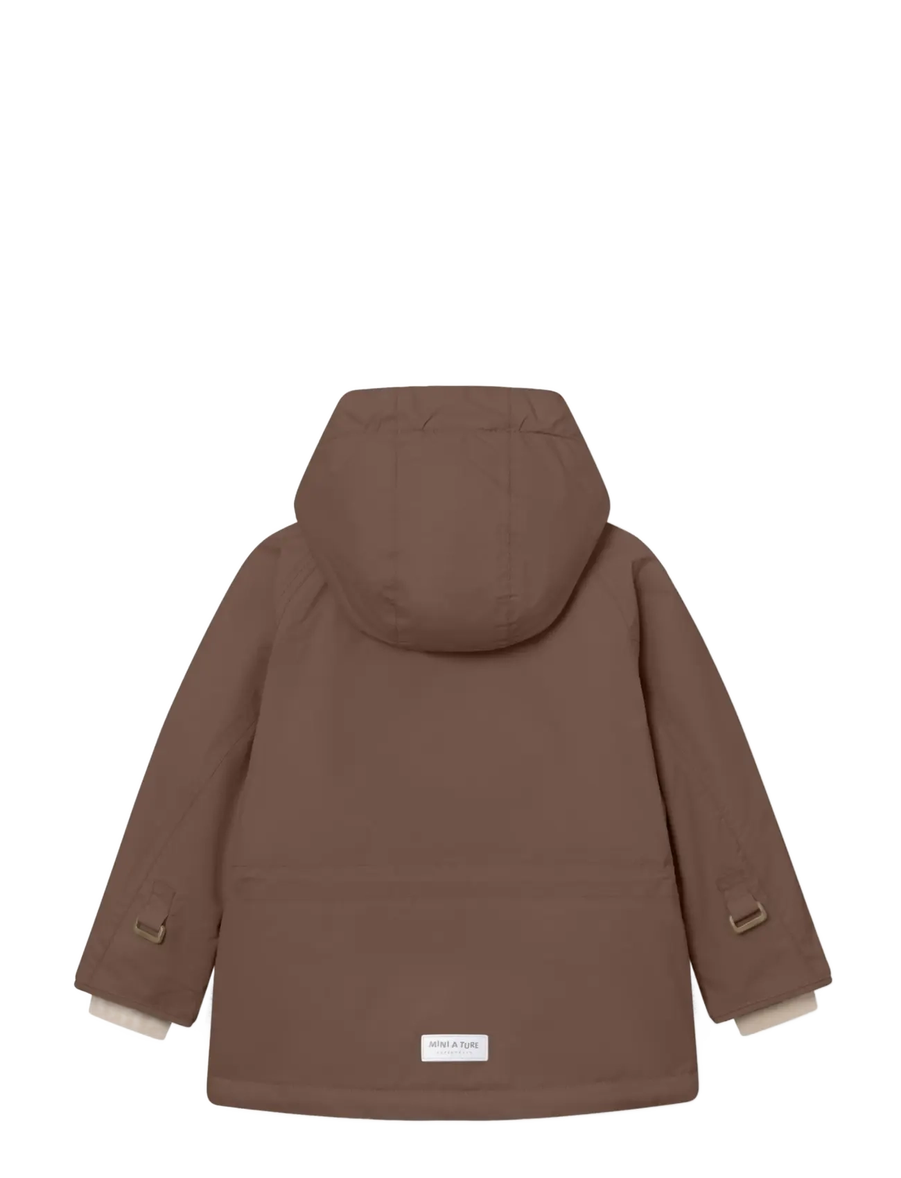 MINI A TURE - MATWALLY fleece lined winter jacket. GRS - dunjackor & fodrade jackor - chestnut brown - 1