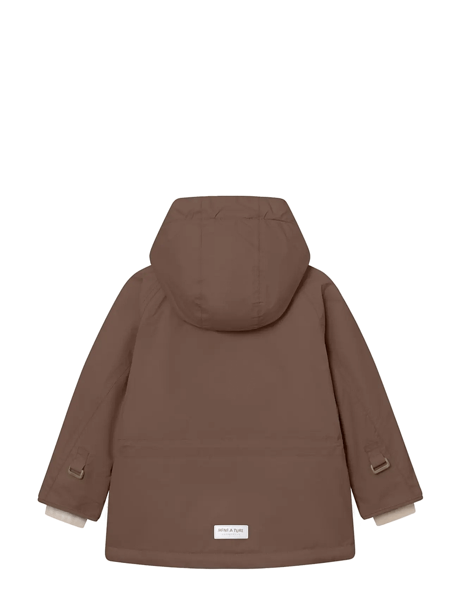 MINI A TURE - MATWALLY fleece lined winter jacket. GRS - dunjackor & fodrade jackor - chestnut brown - 1
