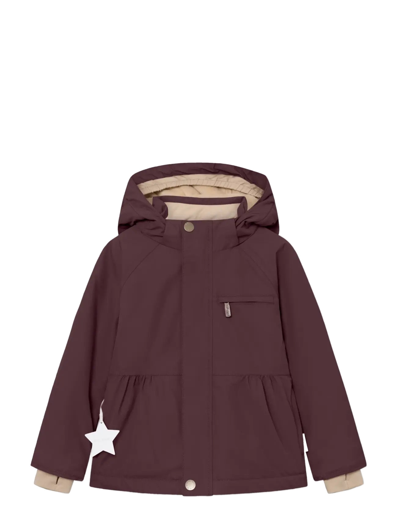 MINI A TURE MATBRIDDINE winter jacket. GRS - Vinterkläder - FUDGE AUBERGINE / burgundy