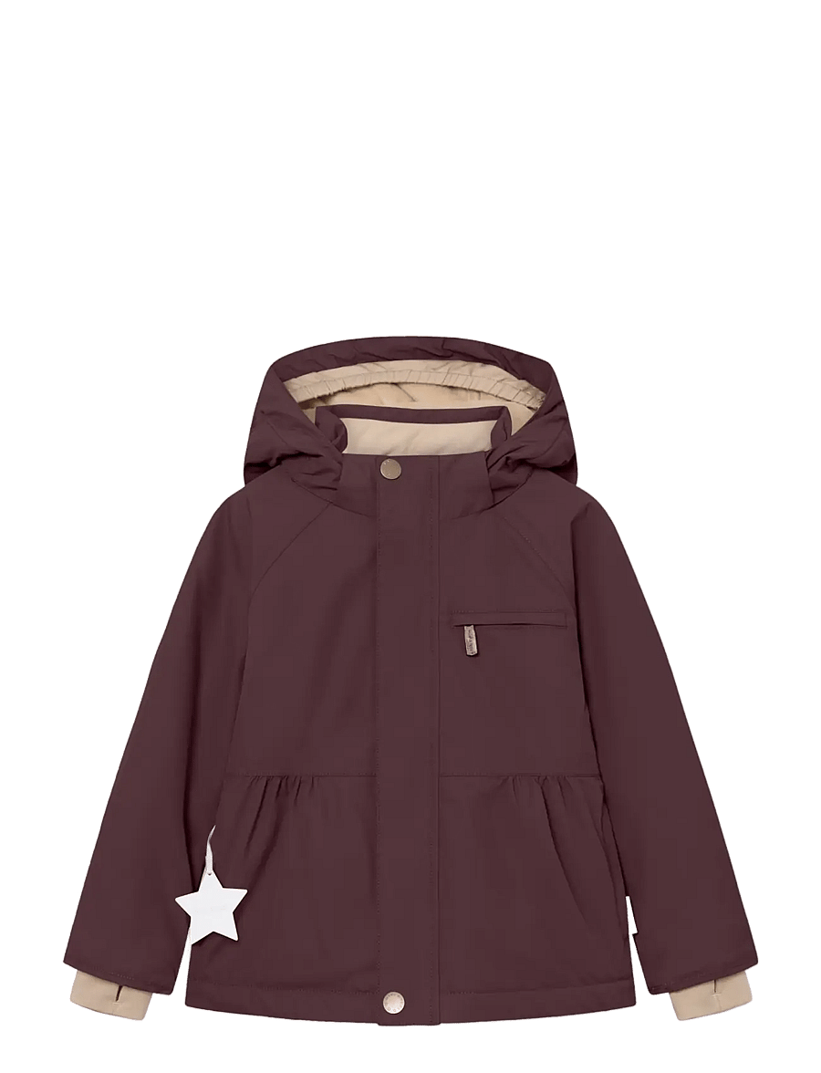 MINI A TURE - MATBRIDDINE winter jacket. GRS - dunjackor & fodrade jackor - fudge aubergine - 0