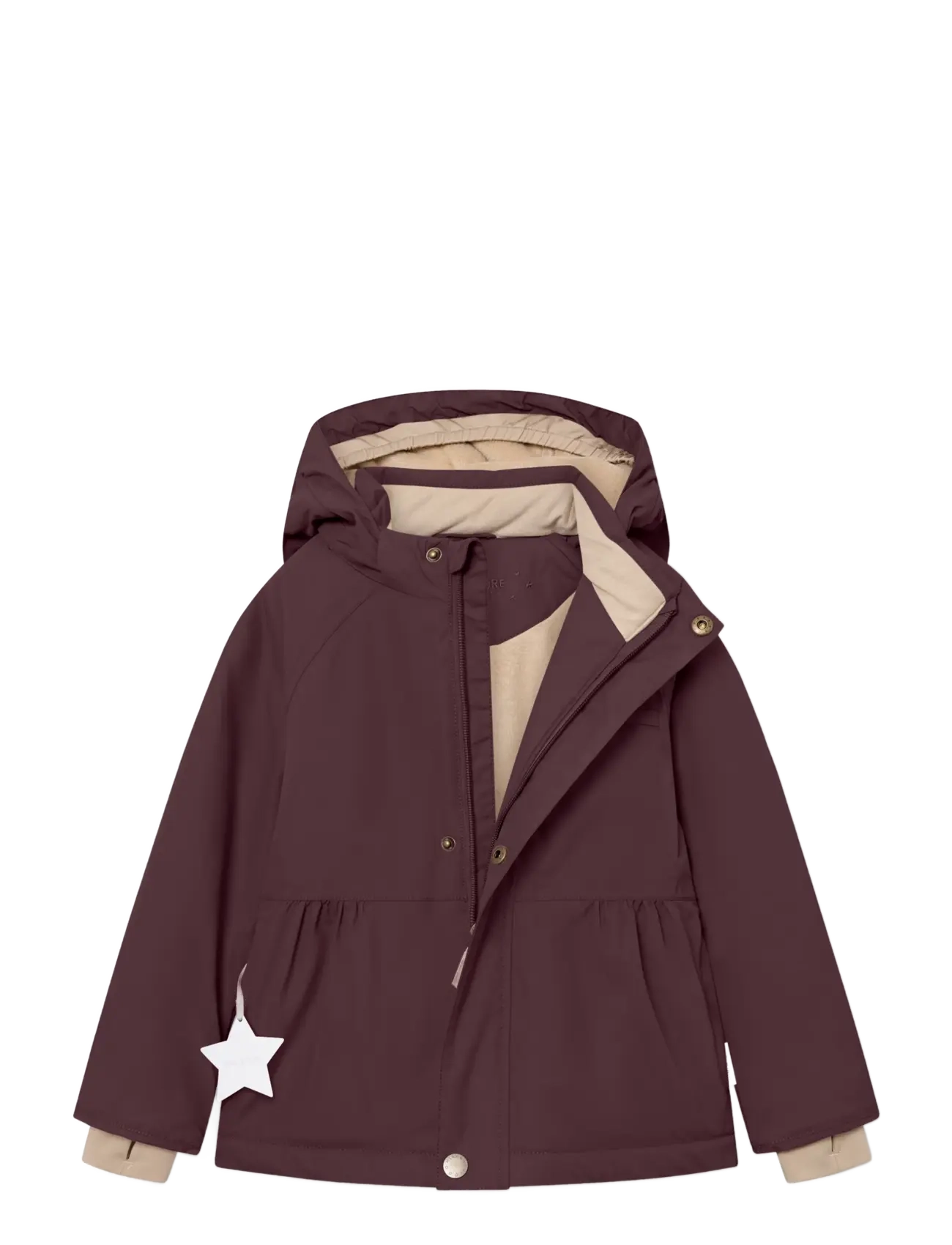 MINI A TURE - MATBRIDDINE winter jacket. GRS - dunjackor & fodrade jackor - fudge aubergine - 1