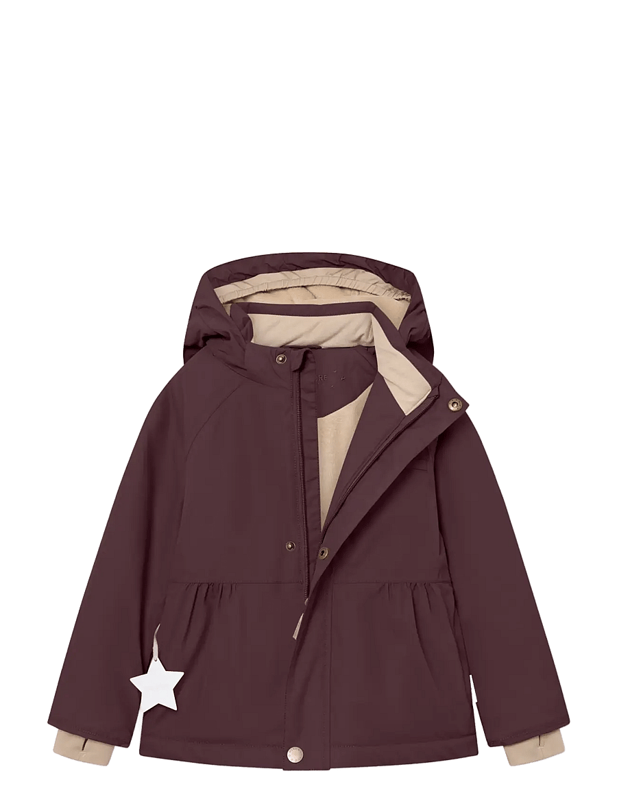 MINI A TURE - MATBRIDDINE winter jacket. GRS - dunjackor & fodrade jackor - fudge aubergine - 1