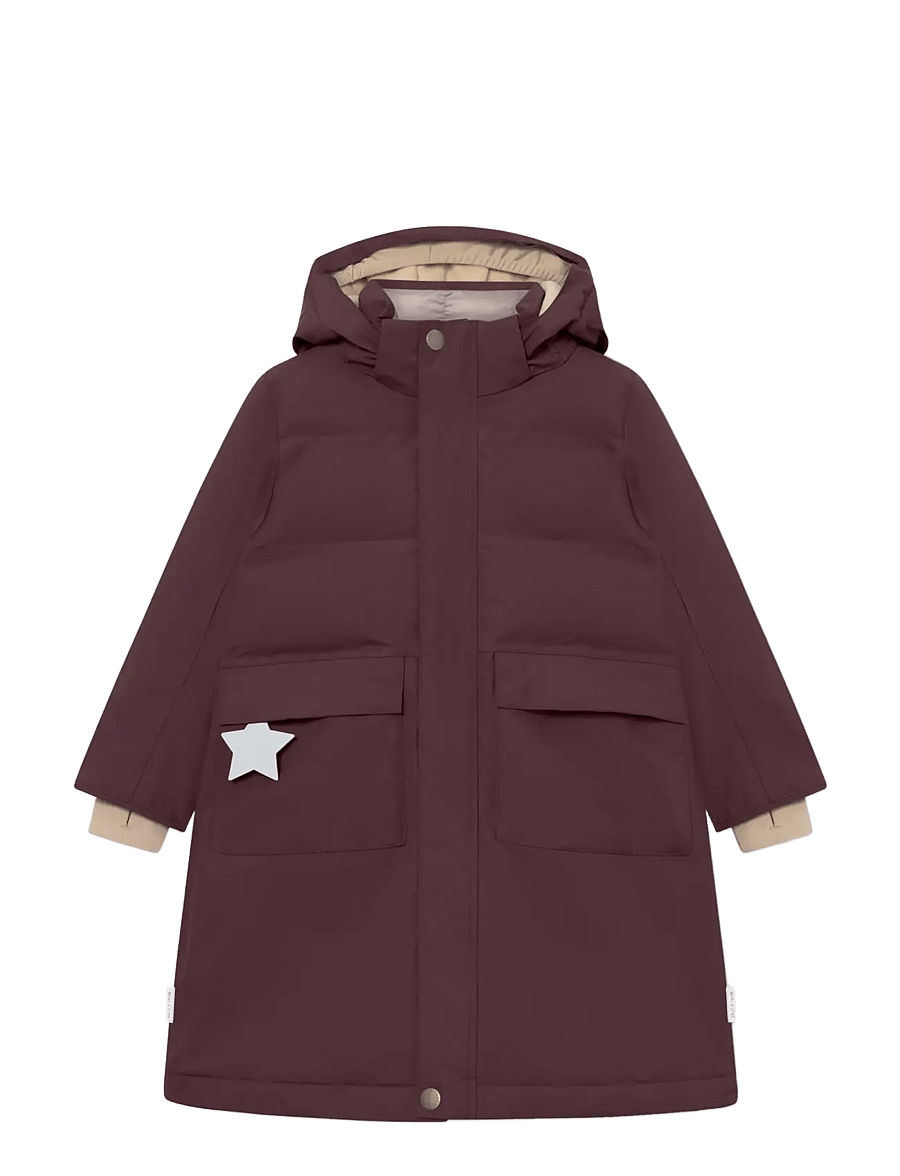 MINI A TURE - MATVENCASIA fleece lined winter jacket. GRS - dunjackor & fodrade jackor - fudge aubergine - 1