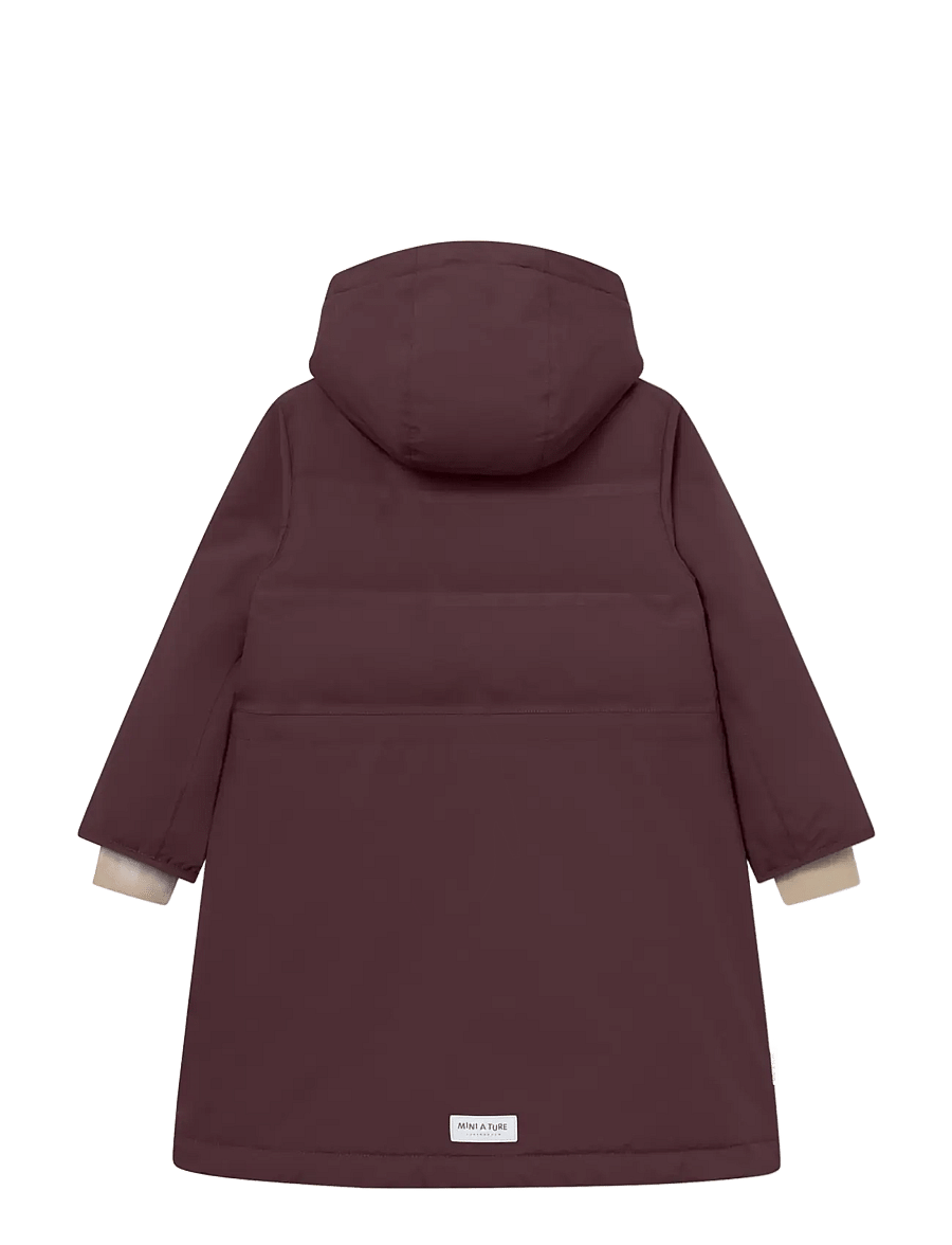 MINI A TURE - MATVENCASIA fleece lined winter jacket. GRS - dunjackor & fodrade jackor - fudge aubergine - 2