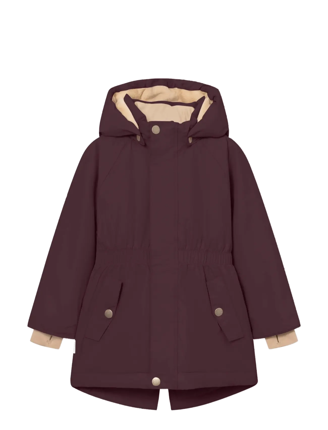 MINI A TURE MATVIKANIA fleece lined winter jacket. GRS - Vinterkläder - FUDGE AUBERGINE / burgundy