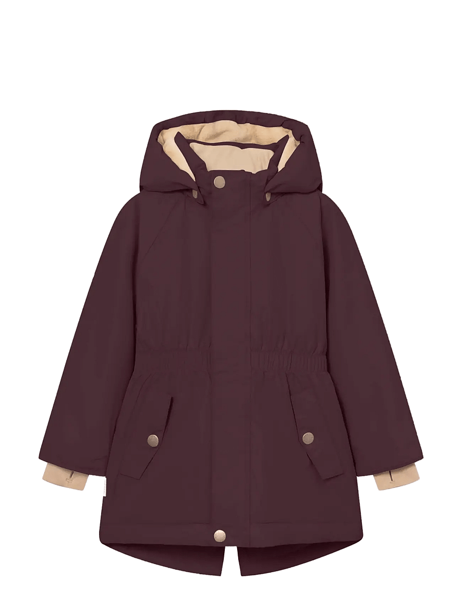 MINI A TURE - MATVIKANIA fleece lined winter jacket. GRS - dunjackor & fodrade jackor - fudge aubergine - 0