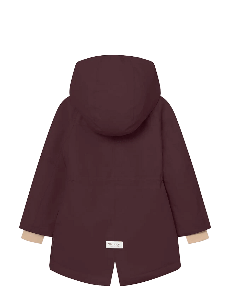 MINI A TURE - MATVIKANIA fleece lined winter jacket. GRS - dunjackor & fodrade jackor - fudge aubergine - 1