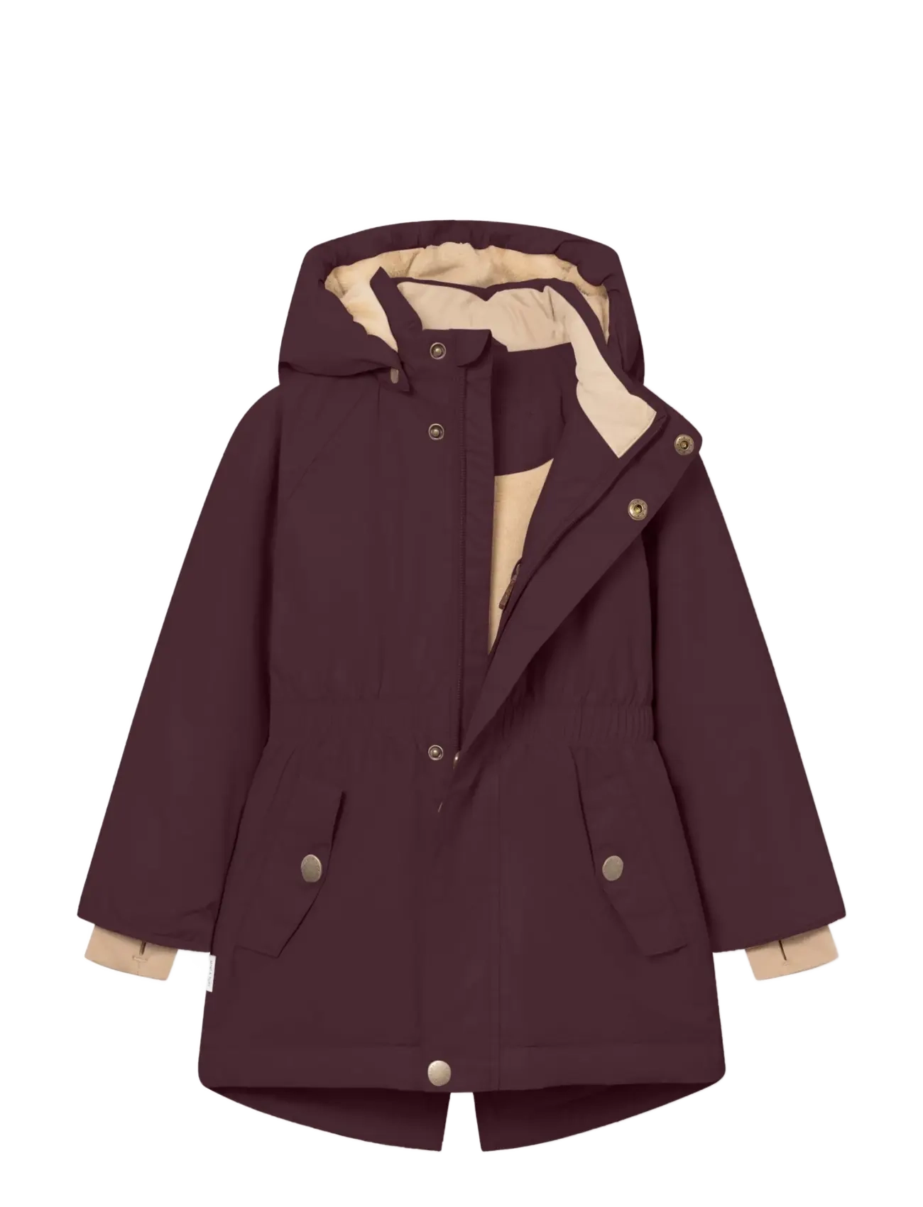 MINI A TURE - MATVIKANIA fleece lined winter jacket. GRS - dunjackor & fodrade jackor - fudge aubergine - 2