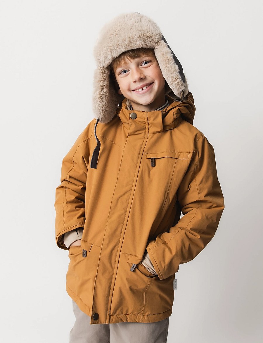 MINI A TURE - MATVESTYN winter jacket. GRS - dunjackor & fodrade jackor - brown sugar - 0