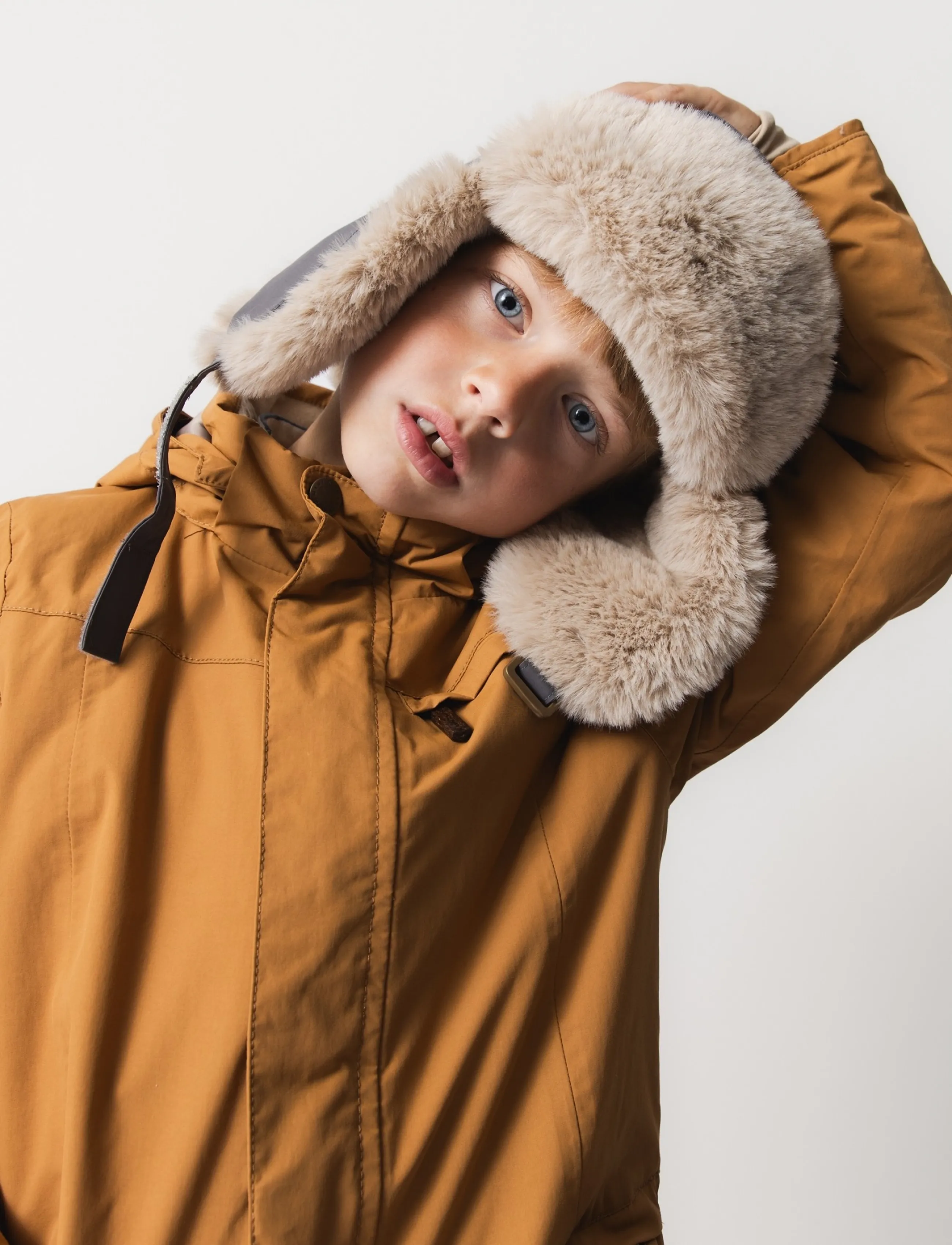 MINI A TURE - MATVESTYN winter jacket. GRS - dunjackor & fodrade jackor - brown sugar - 4