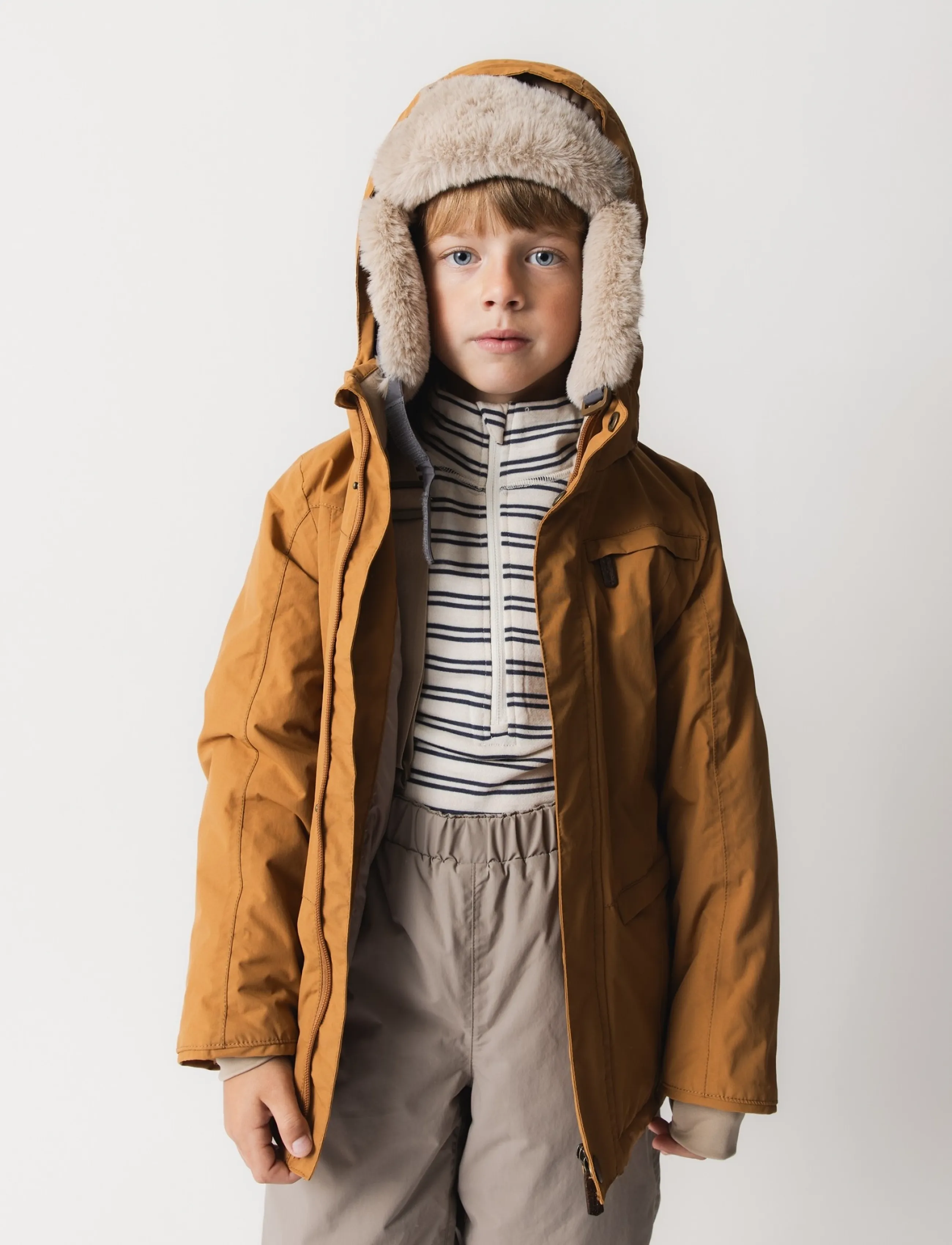 MINI A TURE - MATVESTYN winter jacket. GRS - dunjackor & fodrade jackor - brown sugar - 5
