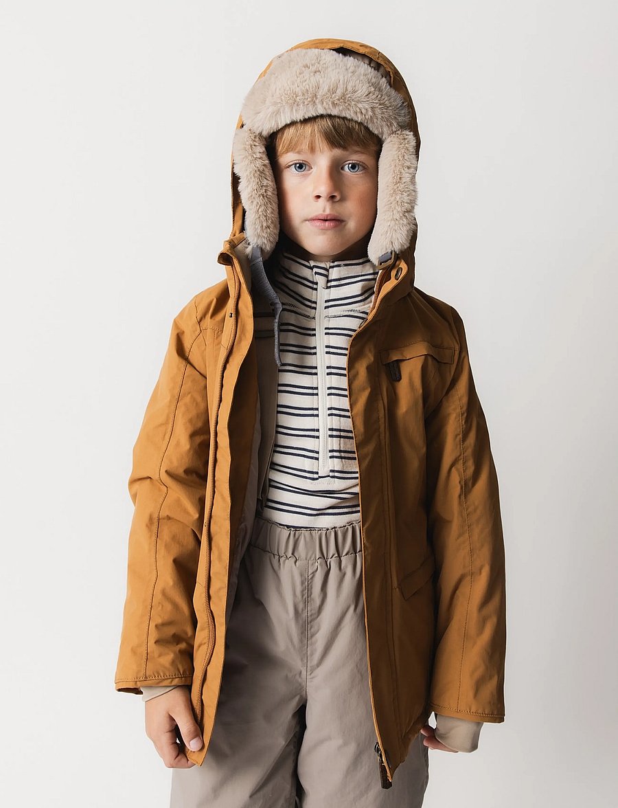 MINI A TURE - MATVESTYN winter jacket. GRS - dunjackor & fodrade jackor - brown sugar - 5
