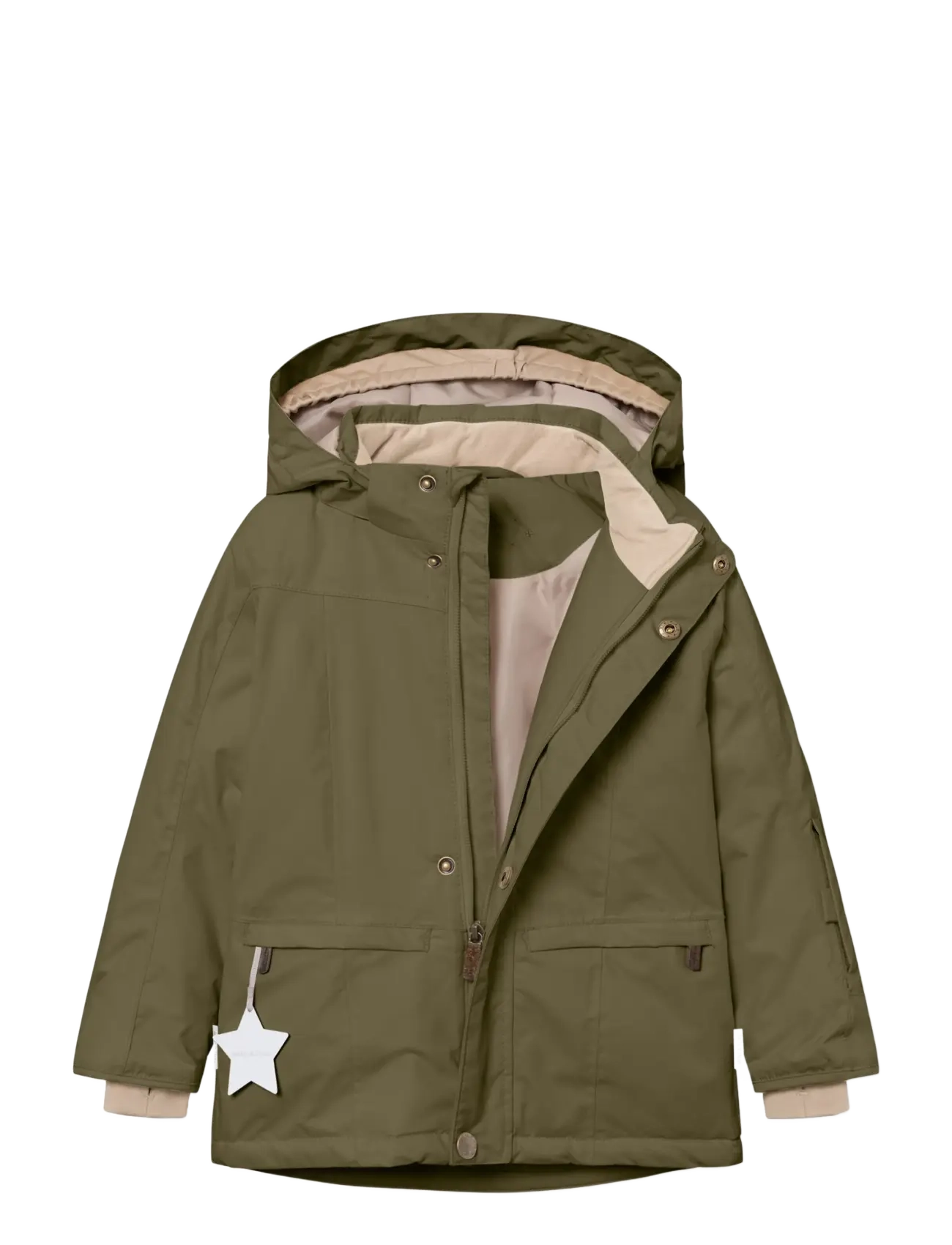 MINI A TURE - MATVESTYN winter jacket. GRS - dunjackor & fodrade jackor - kalamata green - 2