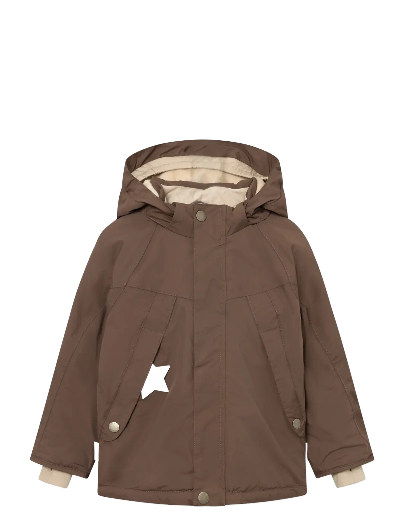 MINI A TURE MATVALONSO fleece lined winter jacket. GRS - Vinterkläder - CHESTNUT BROWN / brown