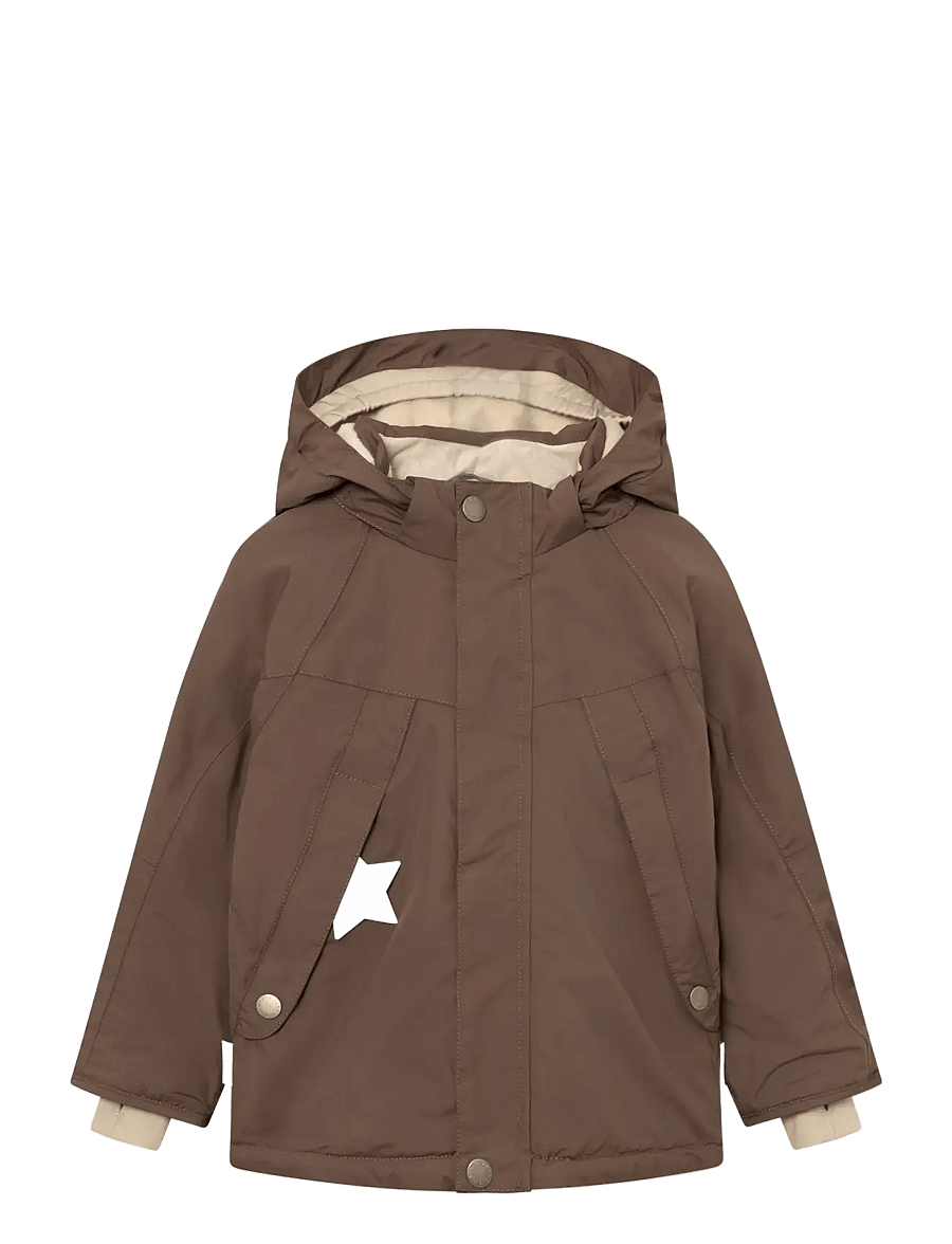 MINI A TURE - MATVALONSO fleece lined winter jacket. GRS - dunjackor & fodrade jackor - chestnut brown - 0