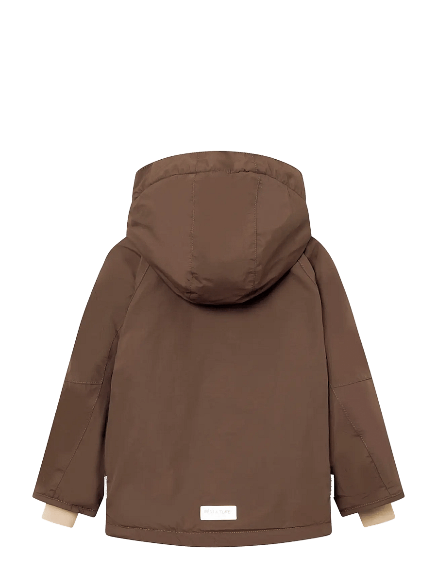 MINI A TURE - MATVALONSO fleece lined winter jacket. GRS - dunjackor & fodrade jackor - chestnut brown - 1