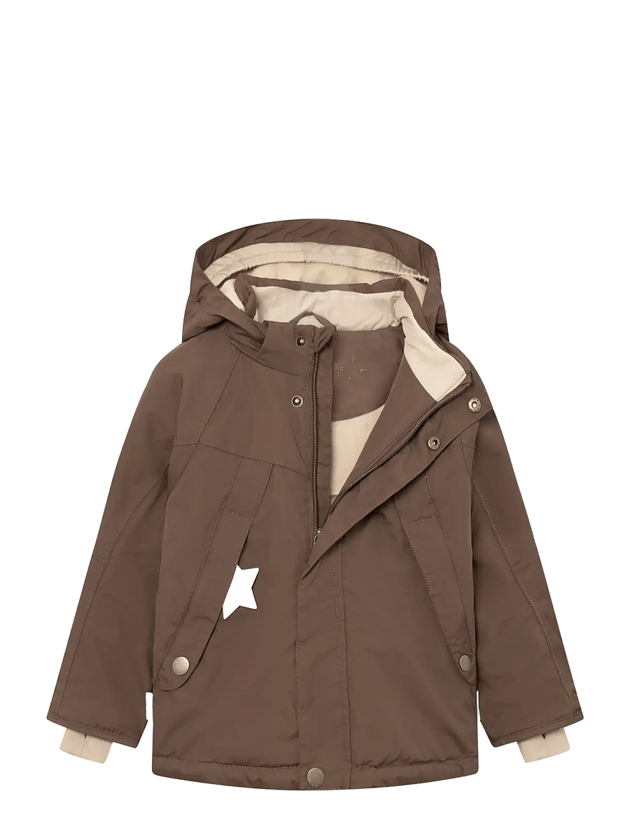 MINI A TURE - MATVALONSO fleece lined winter jacket. GRS - dunjackor & fodrade jackor - chestnut brown - 2