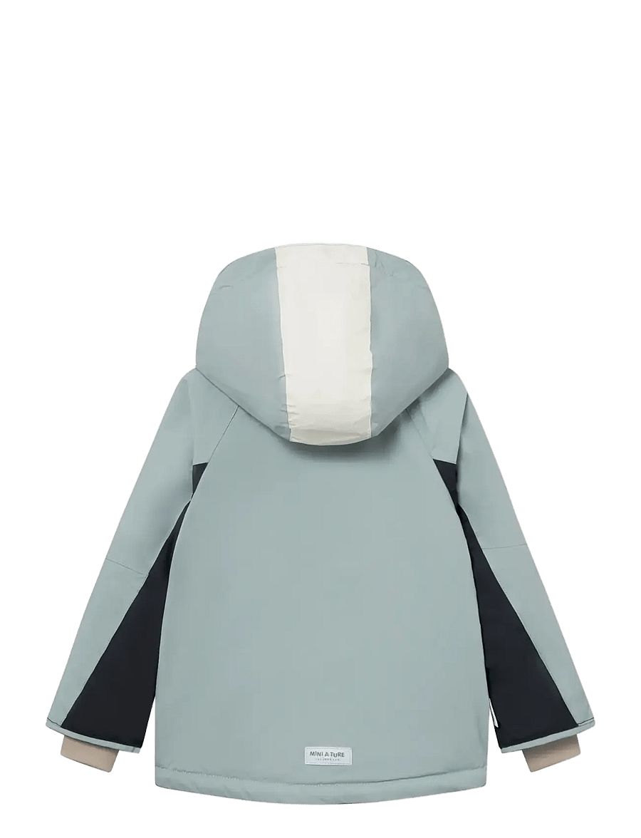 MINI A TURE - MATVALONSO ski jacket. GRS - slate gray - black - 2