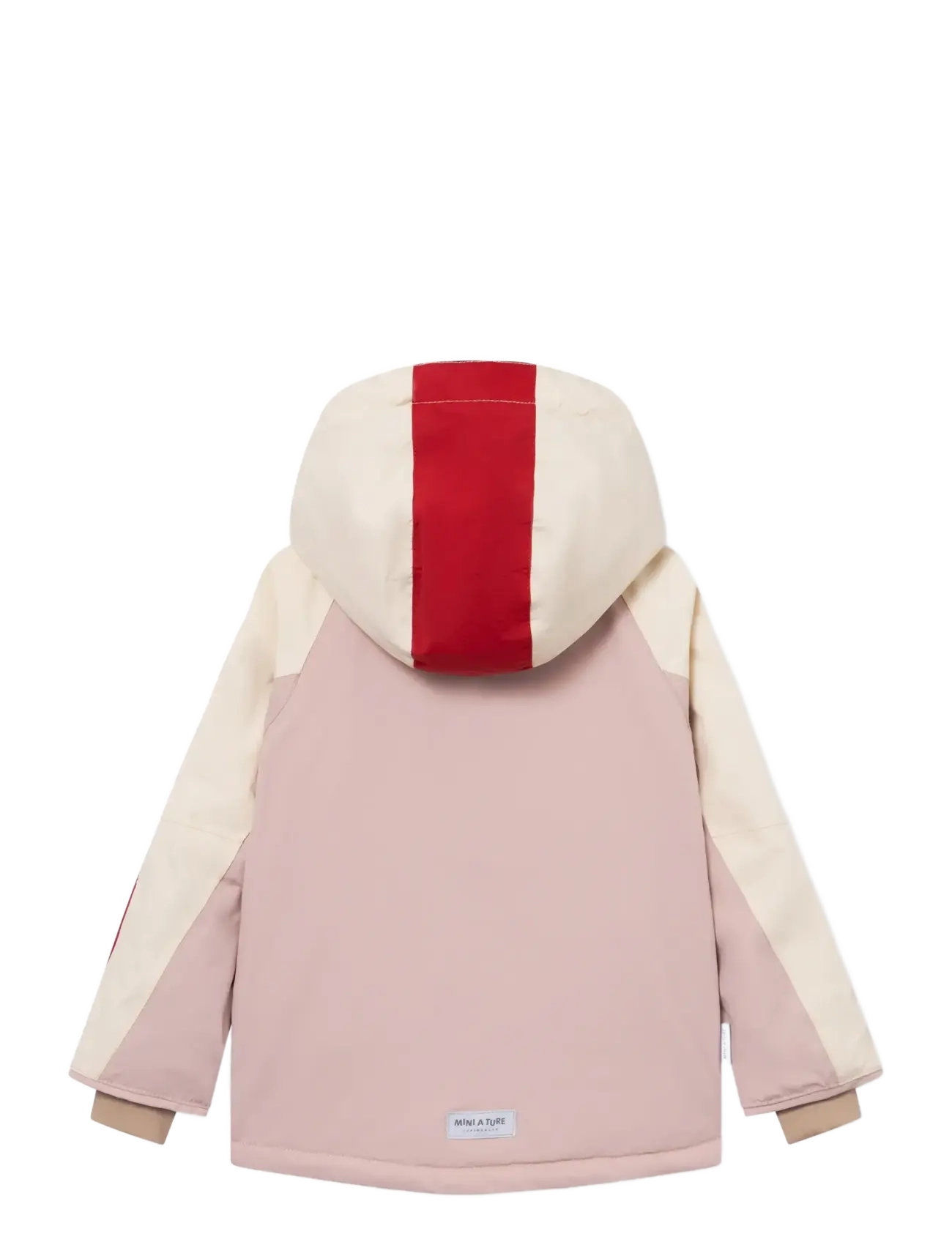 MINI A TURE - MATVALONSO ski jacket. GRS - white - adobe rose - 2