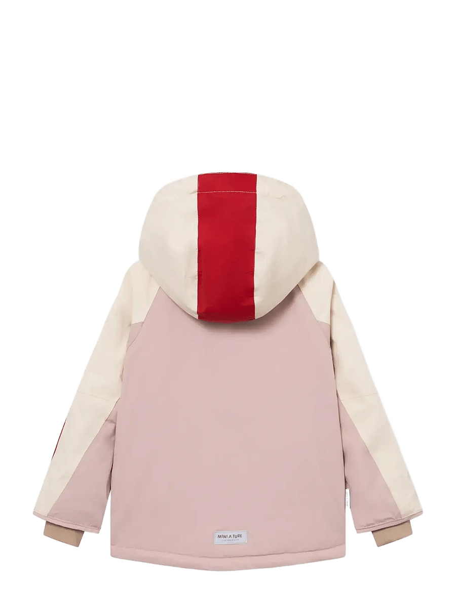 MINI A TURE - MATVALONSO ski jacket. GRS - white - adobe rose - 2