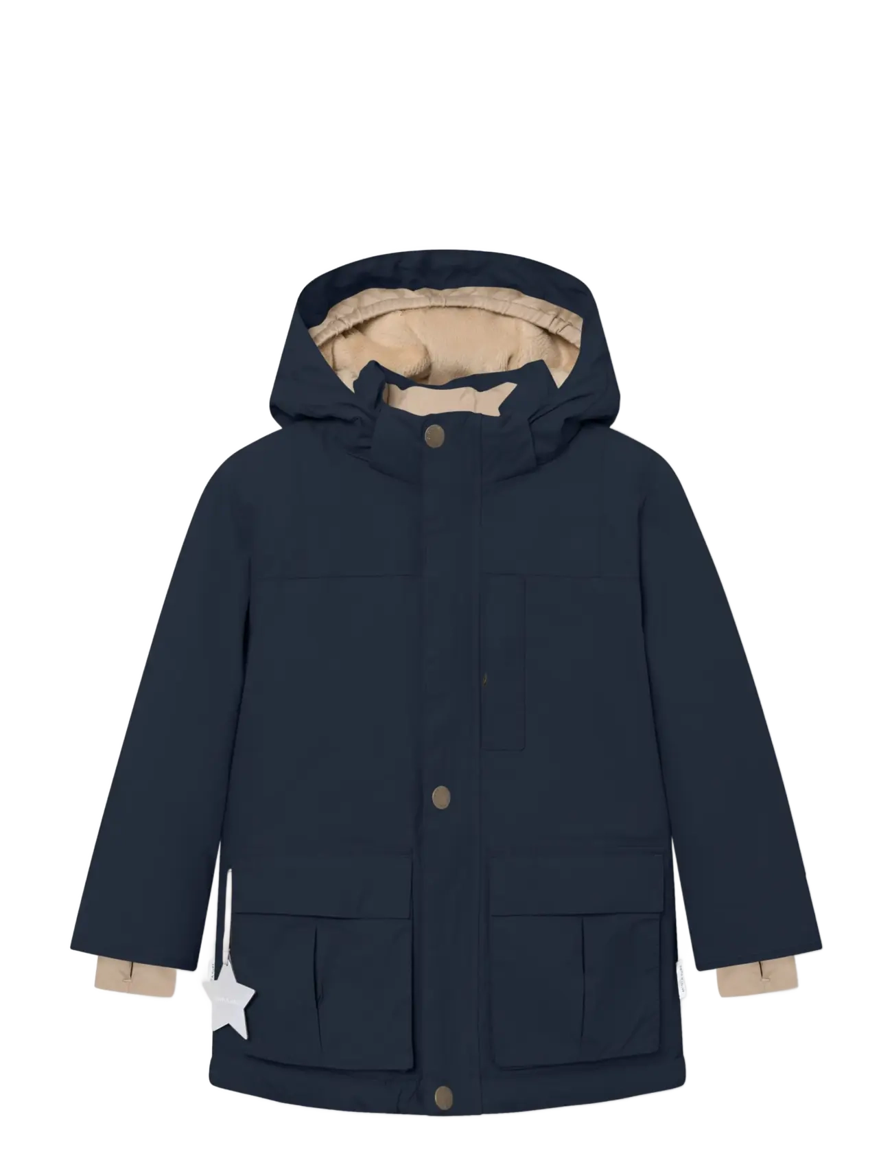 MINI A TURE MATKASTORIO fleece lined winter jacket. GRS - Vinterkläder - OUTER SPACE / navy