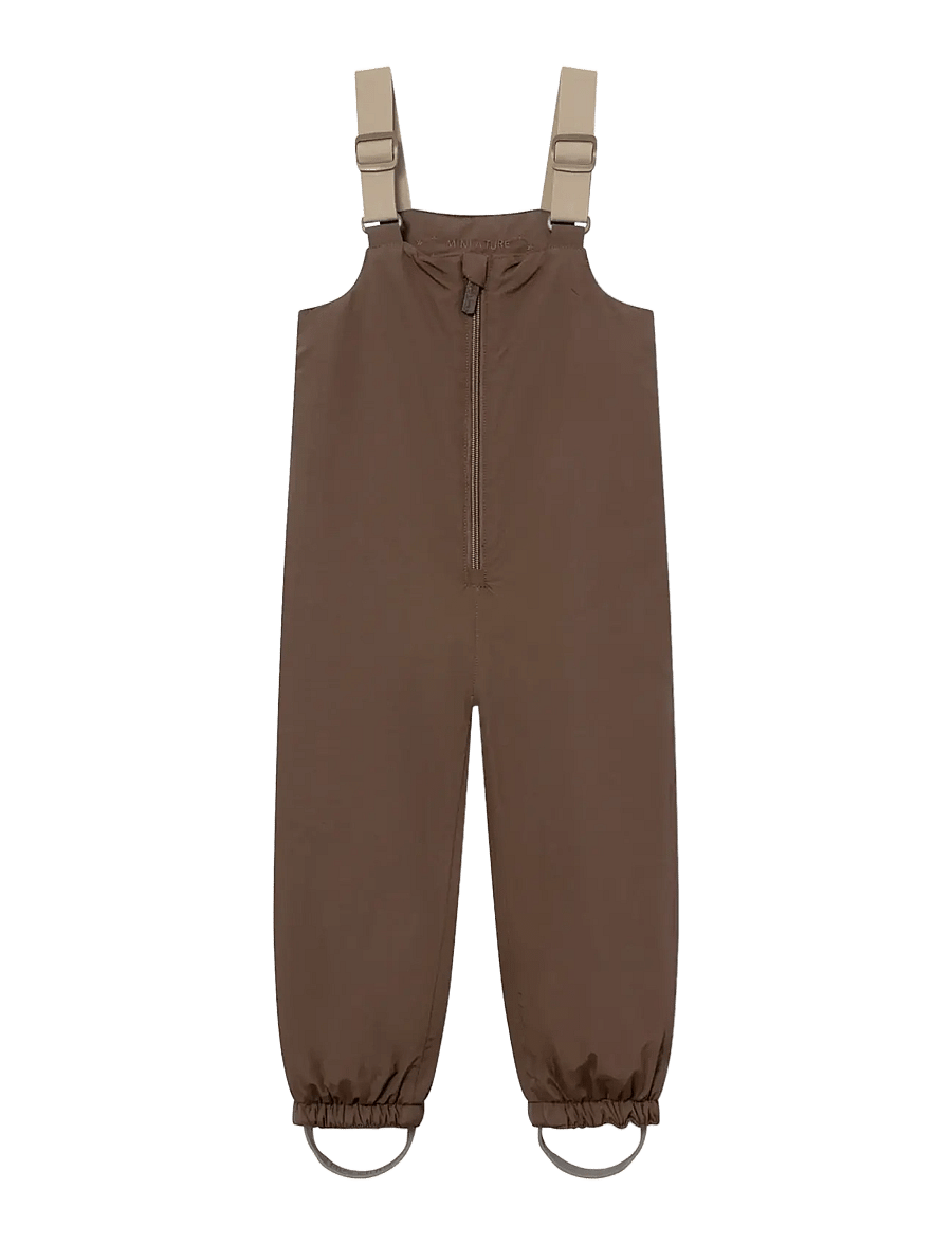 MINI A TURE - MATWALENTEX snow pants. GRS - vinterbyxor - chestnut brown - 0