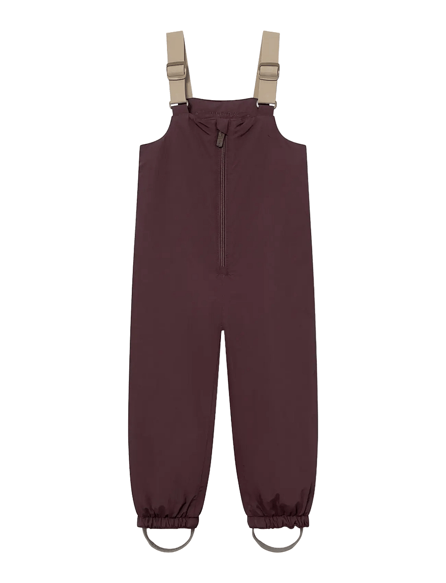 MINI A TURE - MATWALENTEX snow pants. GRS - vinterbyxor - fudge aubergine - 0