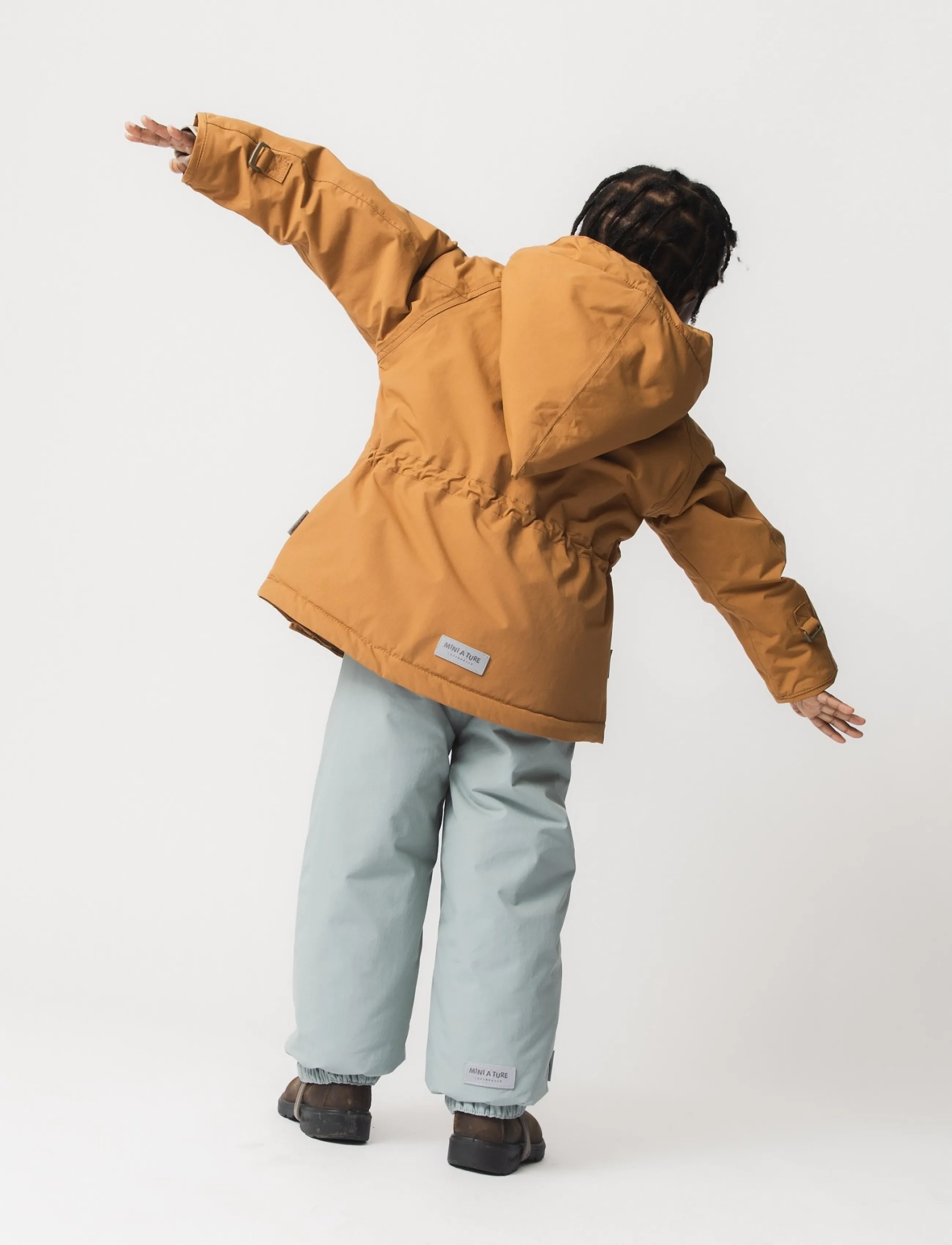 MINI A TURE - MATWALENTEX snow pants. GRS - vinterbyxor - slate gray - 4