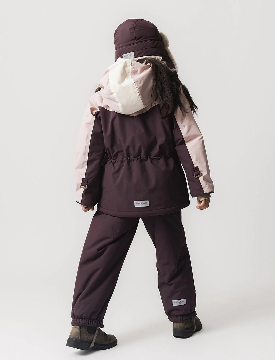 MINI A TURE - MATWILAS snow pants. GRS - vinterbyxor - fudge aubergine - 0