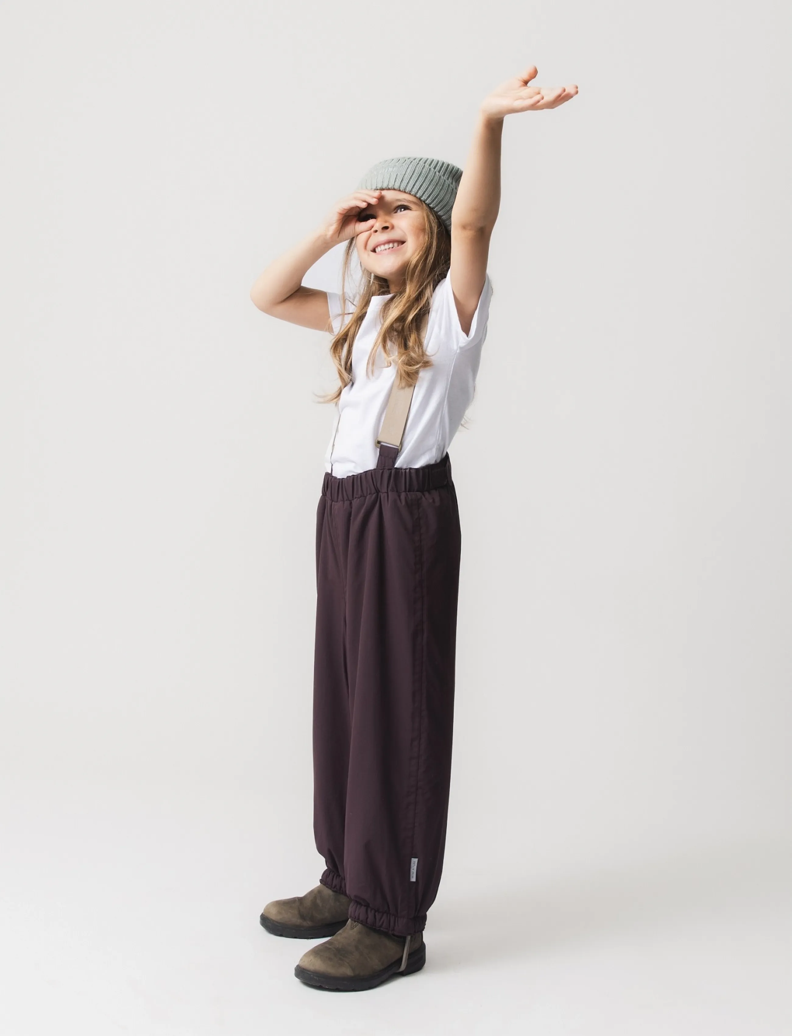 MINI A TURE - MATWILAS snow pants. GRS - vinterbyxor - fudge aubergine - 4