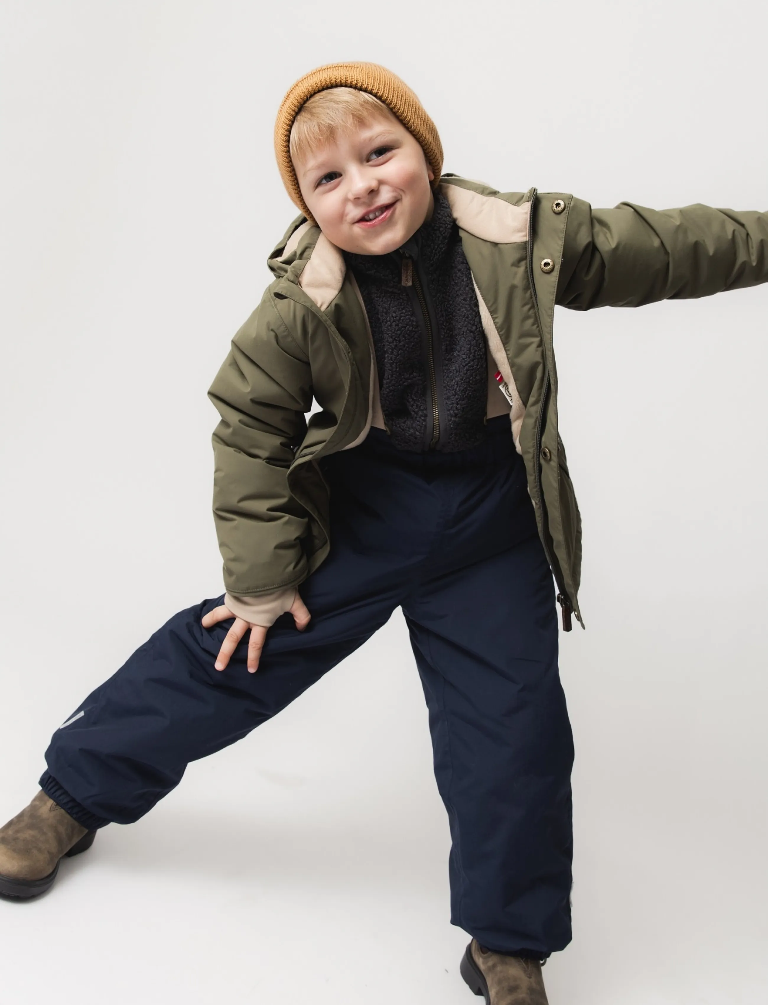 MINI A TURE MATWILAS snow pants. GRS - Ytterkläder - OUTER SPACE / navy