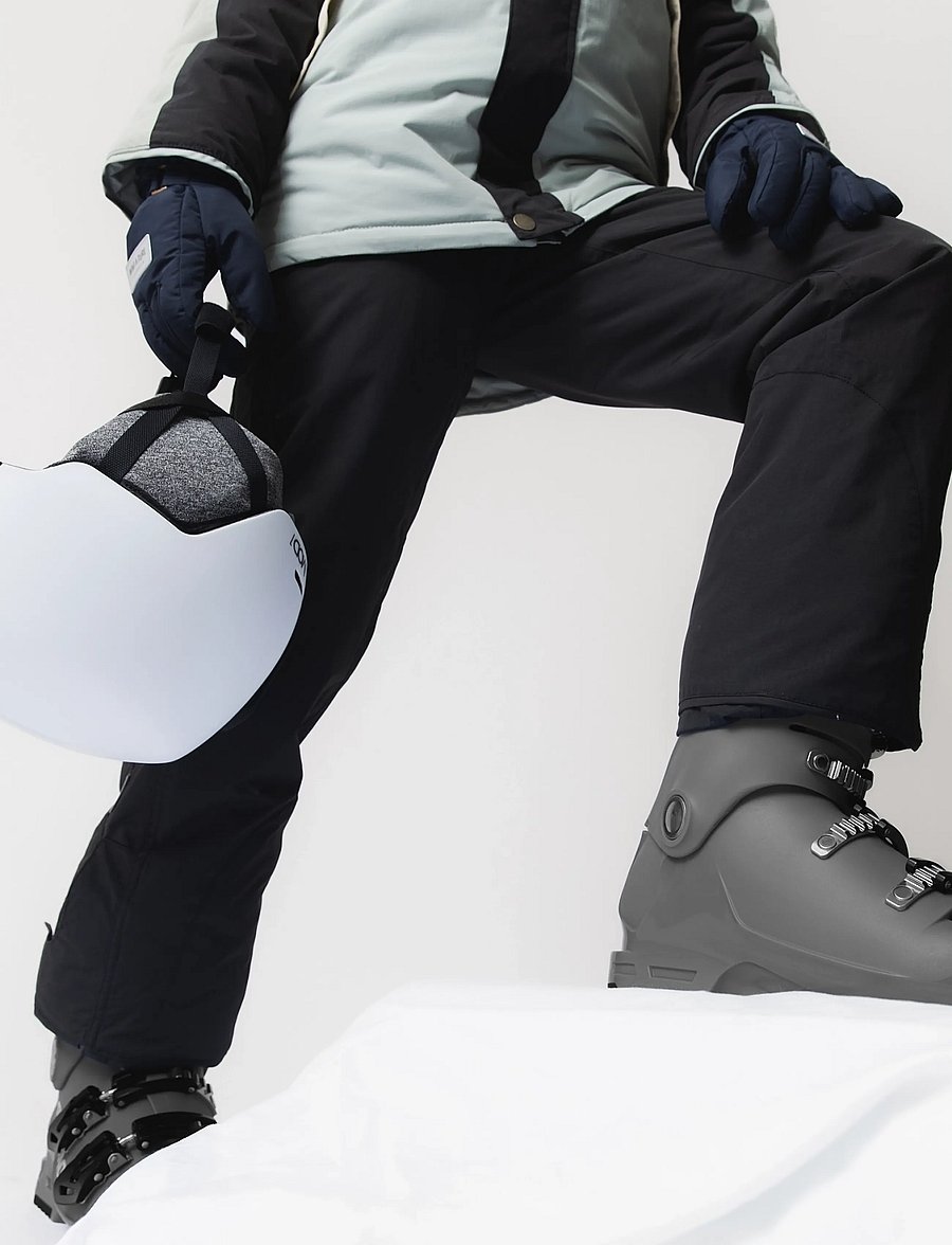 MINI A TURE - MATWITTE snow pants. GRS - vinterbyxor - black - 0