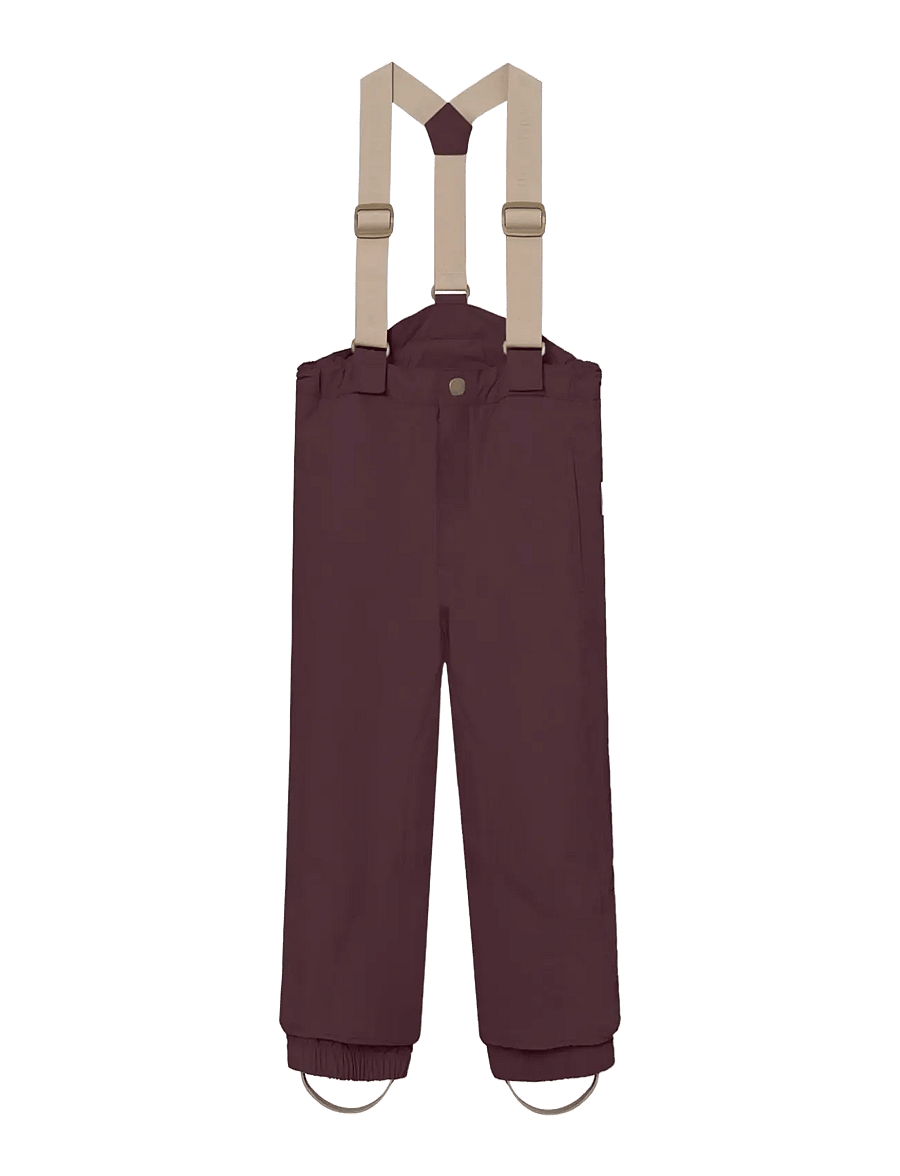 MINI A TURE - MATWITTE snow pants. GRS - vinterbukser - fudge aubergine - 0