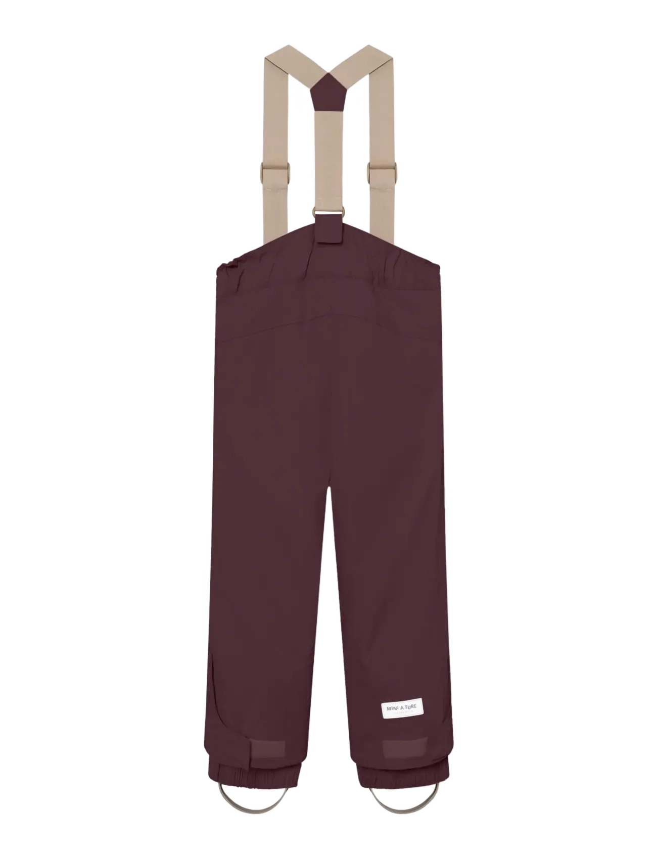 MINI A TURE - MATWITTE snow pants. GRS - vinterbukser - fudge aubergine - 1