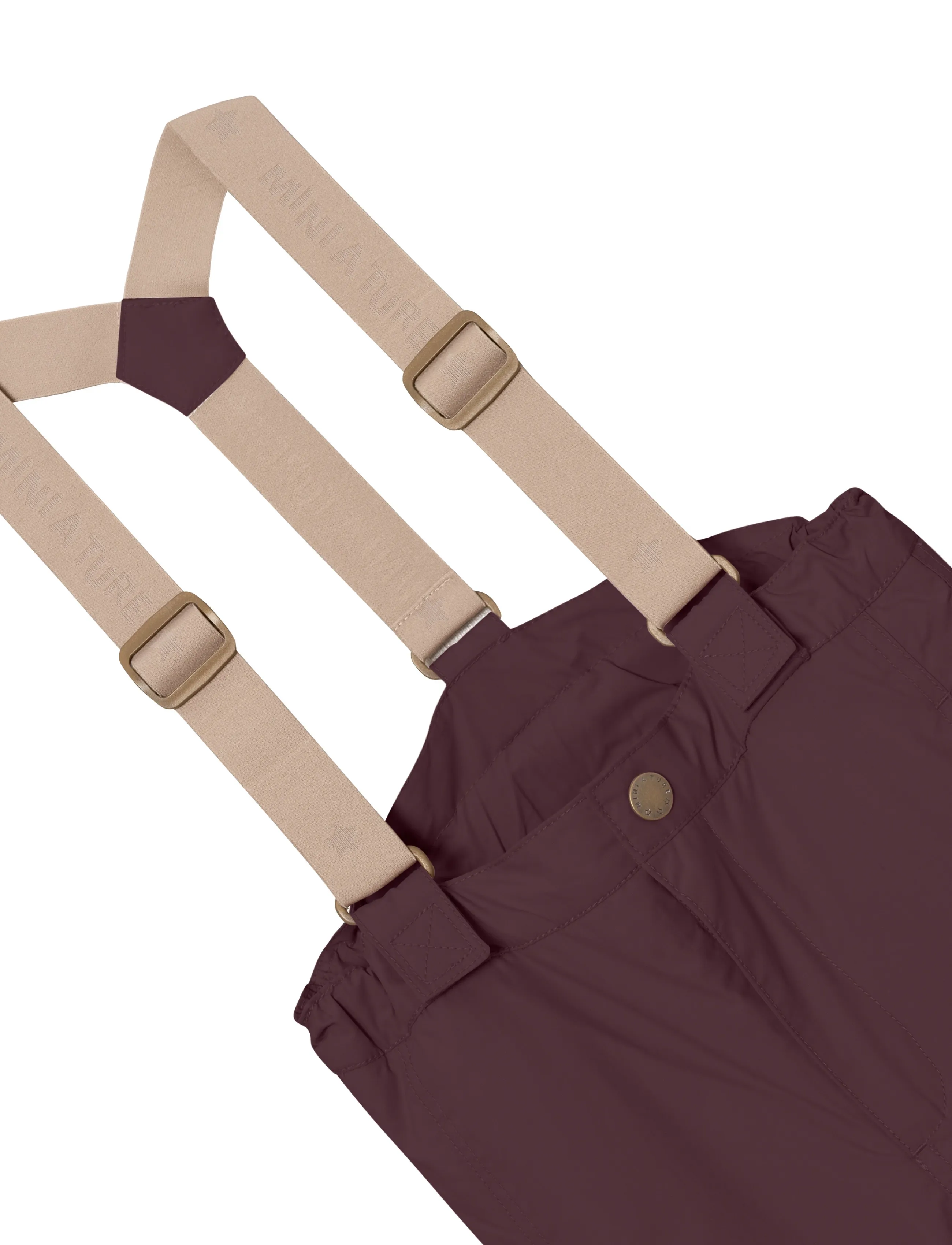 MINI A TURE - MATWITTE snow pants. GRS - vinterbukser - fudge aubergine - 2