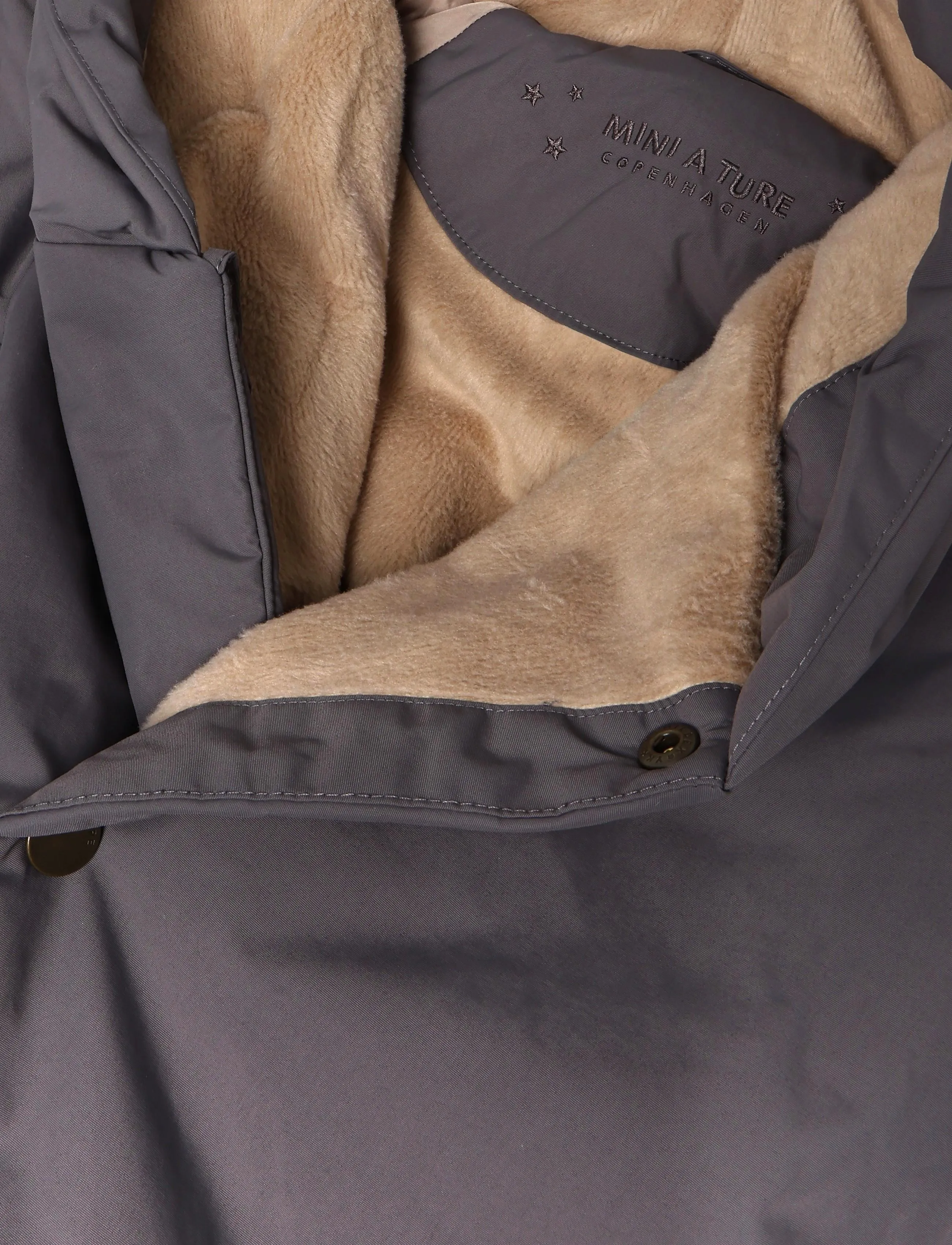 MINI A TURE - MATFIANNA fleece lined winter pramsuit. GRS - schneeanzug - plum kitten - 3