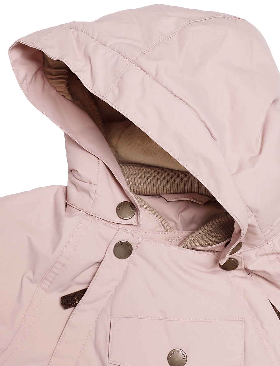 MINI A TURE - MATWISTI fleece lined snowsuit. GRS - shop efter alder - adobe rose - 3