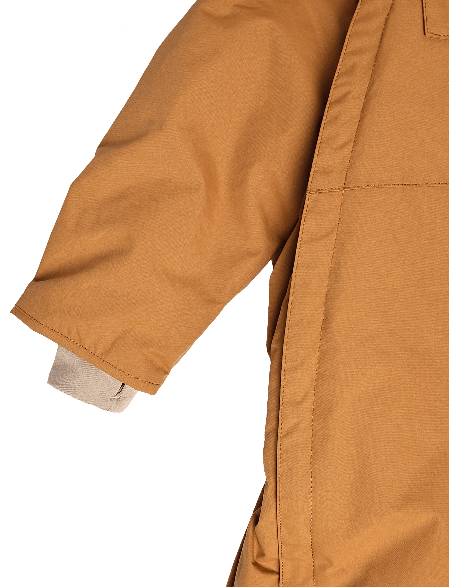 MINI A TURE - MATWISTI fleece lined snowsuit. GRS - schneeanzug - brown sugar - 4
