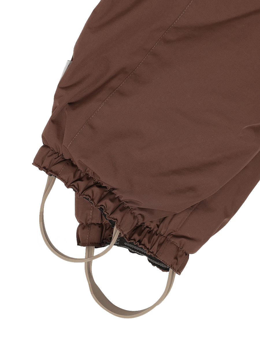 MINI A TURE - MATWISTI fleece lined snowsuit. GRS - vinteroveraller - chestnut brown - 4