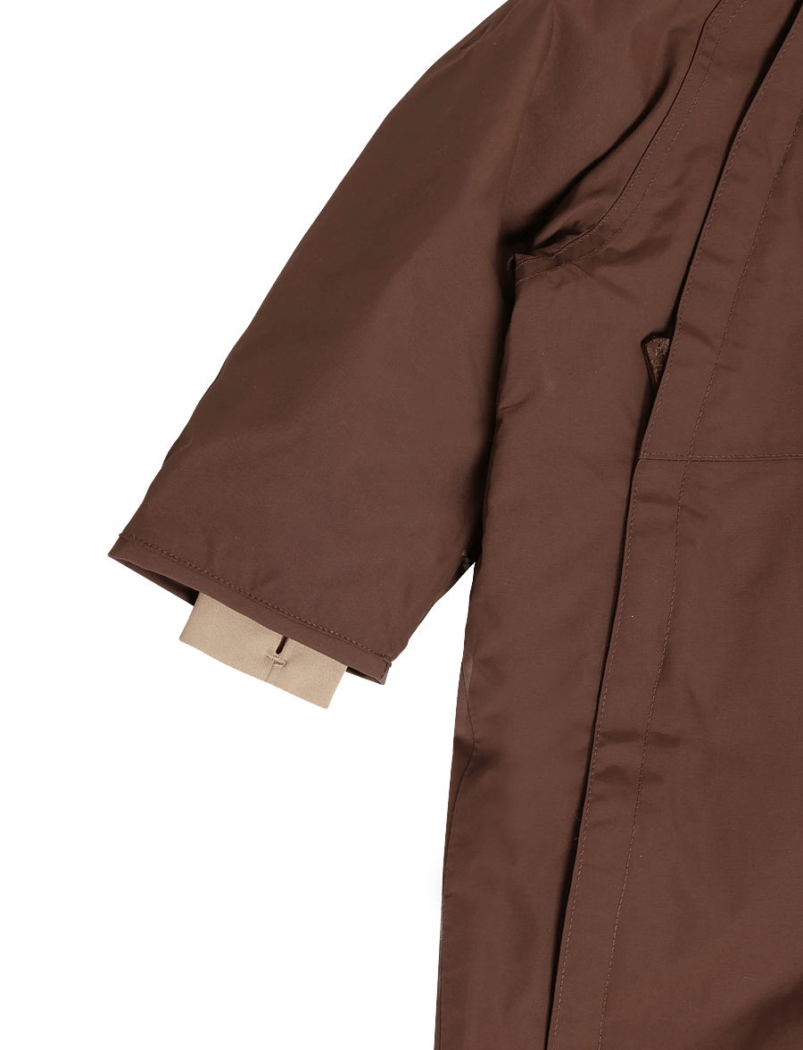MINI A TURE - MATWISTI fleece lined snowsuit. GRS - vinteroveraller - chestnut brown - 5