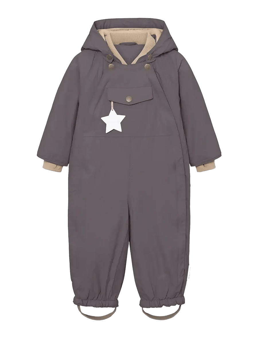 MINI A TURE - MATWISTI fleece lined snowsuit. GRS - vinteroveraller - plum kitten - 1