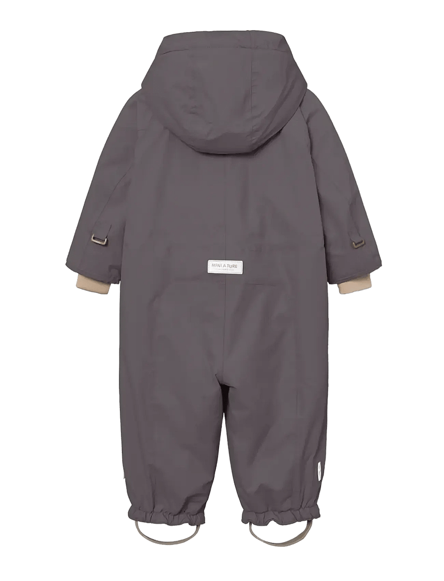 MINI A TURE - MATWISTI fleece lined snowsuit. GRS - vinteroveraller - plum kitten - 2