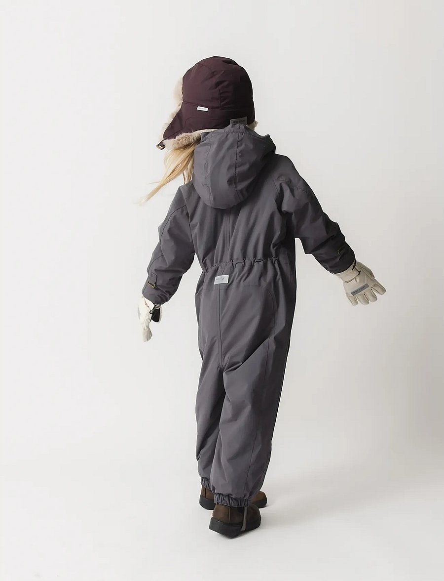 MINI A TURE - MATWISTI fleece lined snowsuit. GRS - vinteroveraller - plum kitten - 4