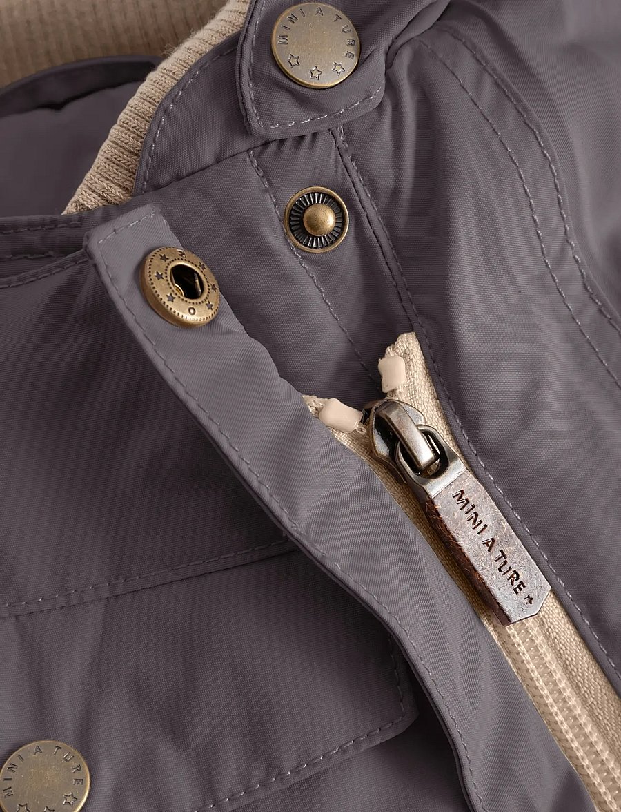 MINI A TURE - MATWISTI fleece lined snowsuit. GRS - vinteroveraller - plum kitten - 5